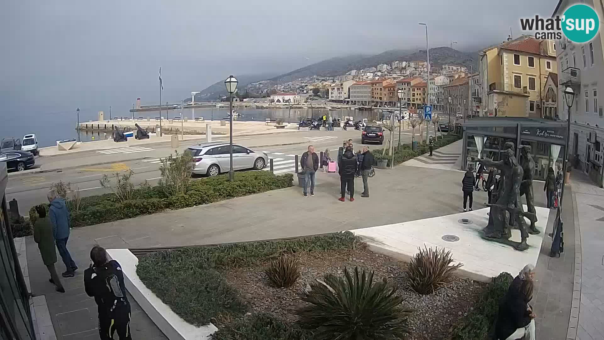 Live-Webcam Senj Riva – direkt am Meer – Kroatien