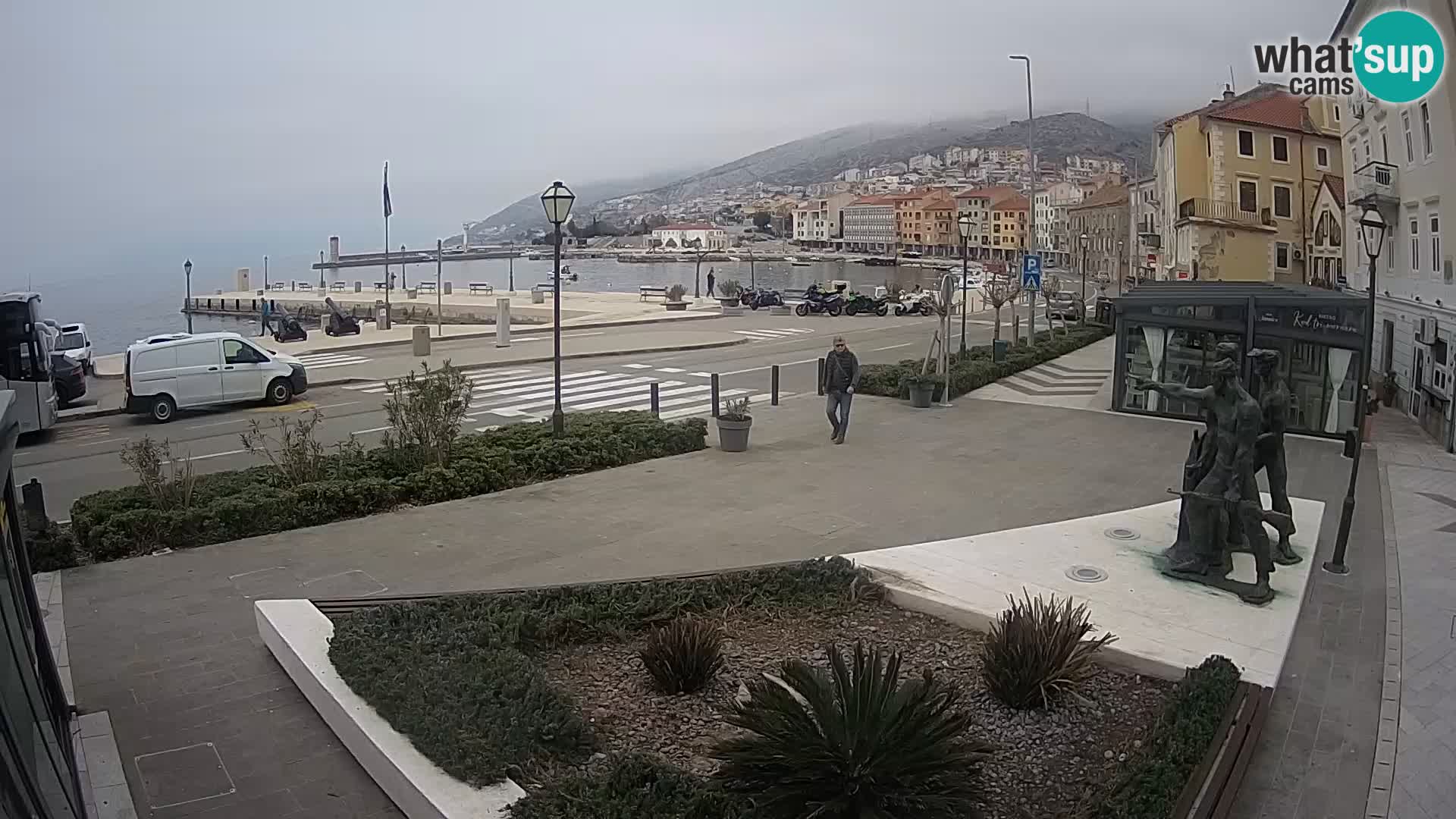 Spletna kamera v živo Senj riva – Hrvaška