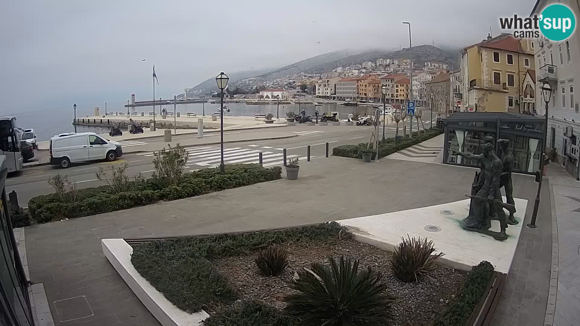 Spletna kamera v živo Senj riva – Hrvaška