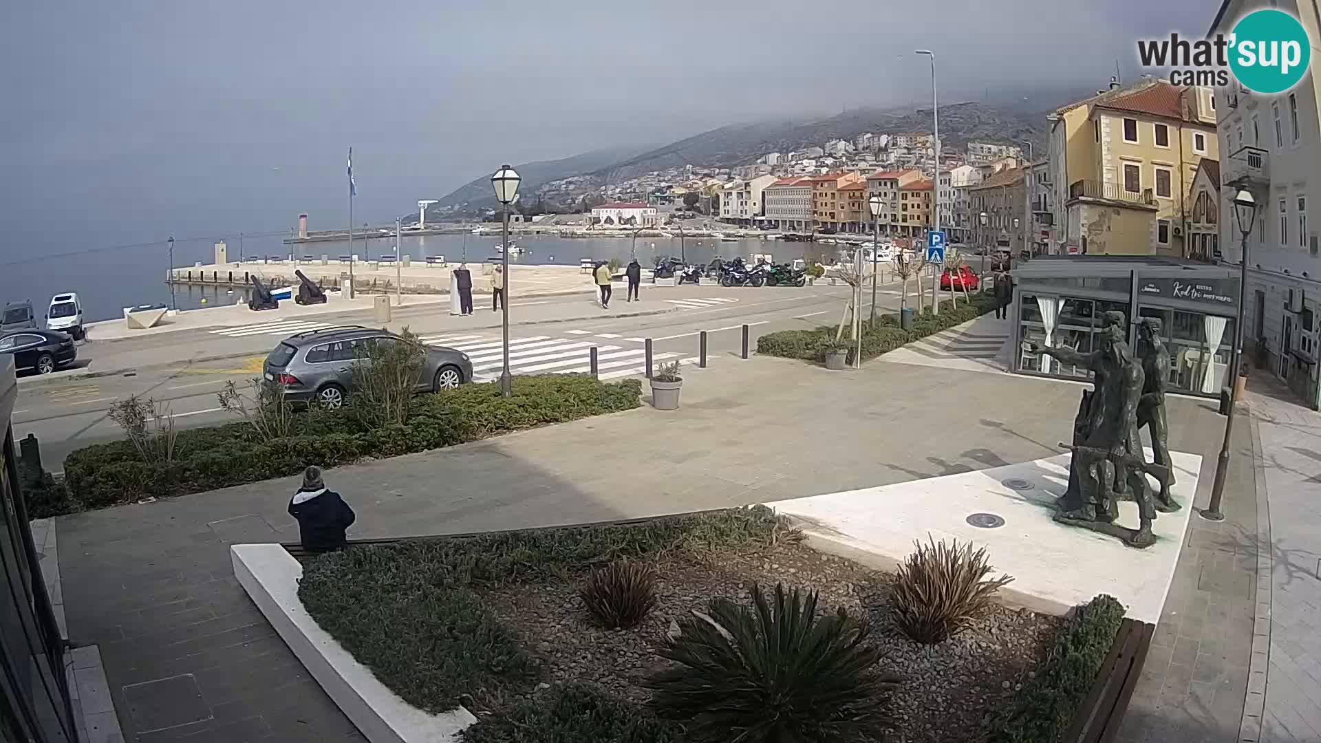 Live webcam Senj riva – fronte mare