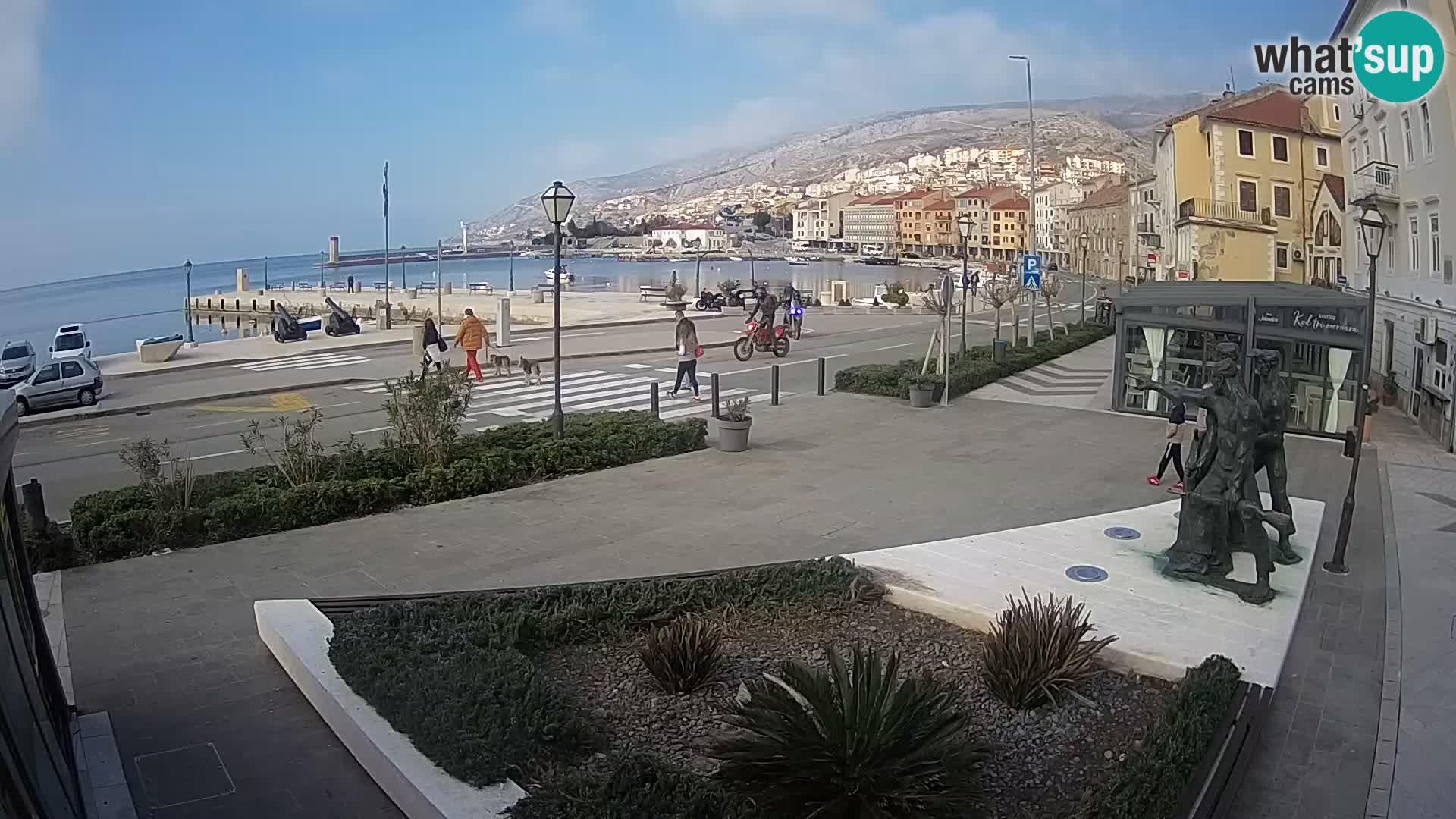 Live webcam Senj riva – fronte mare