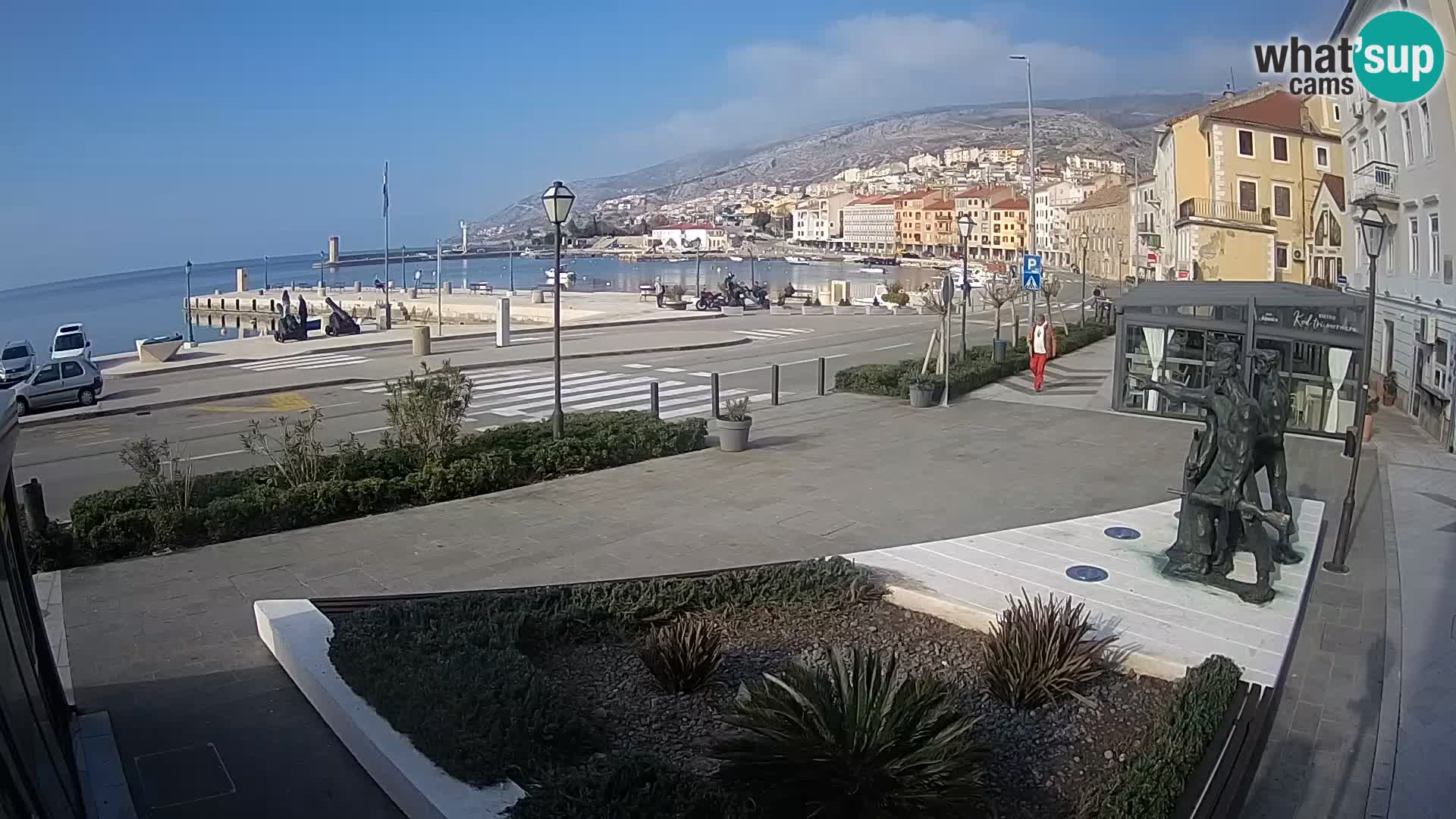 Live webcam Senj riva – fronte mare