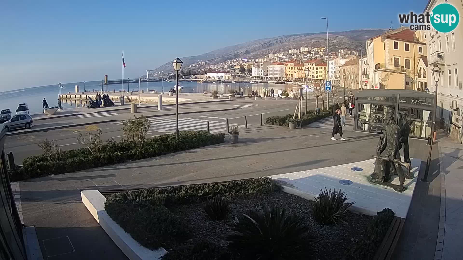 Live webcam Senj riva – fronte mare