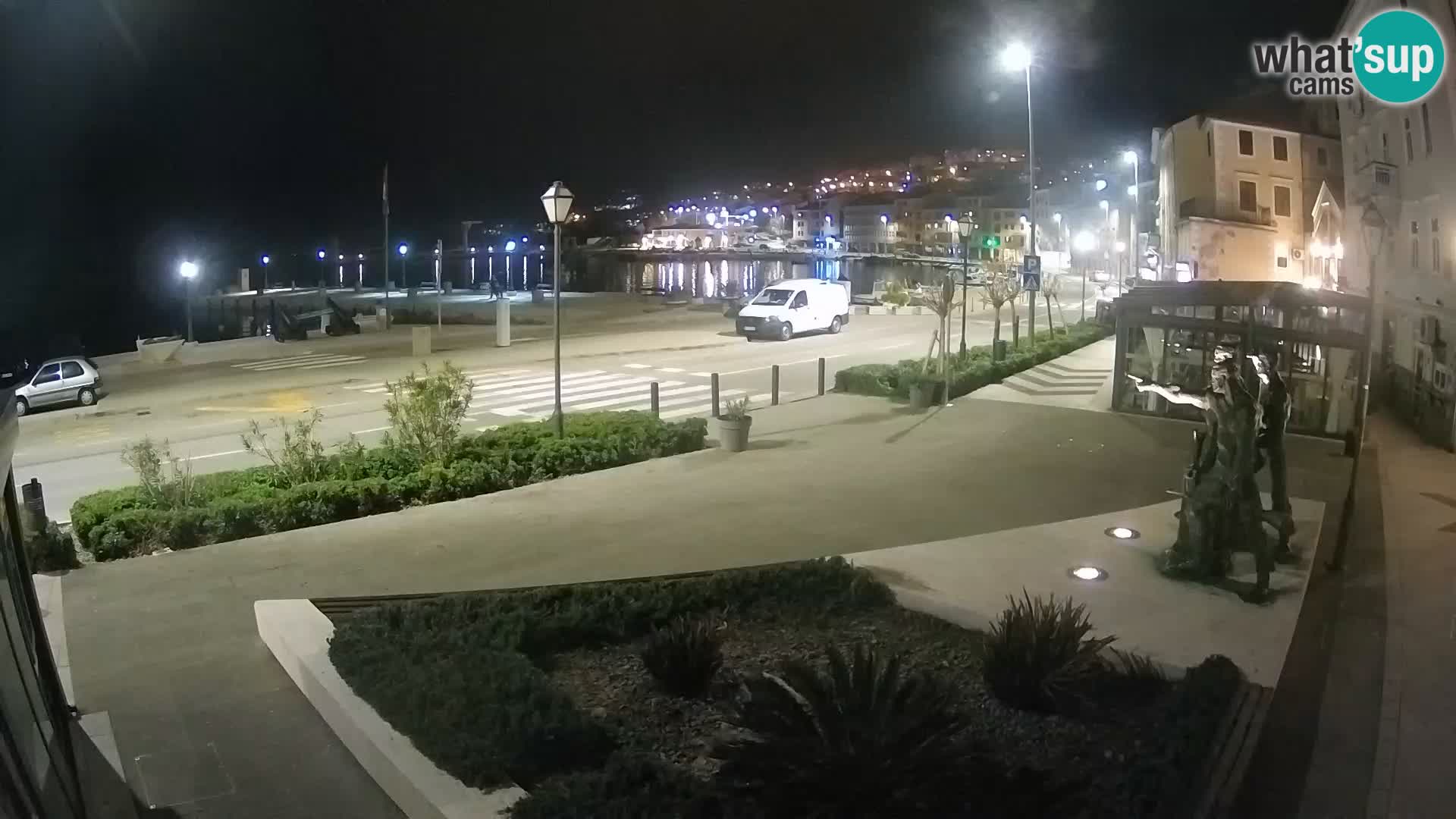 Live webcam Senj riva – seafront – Croatia