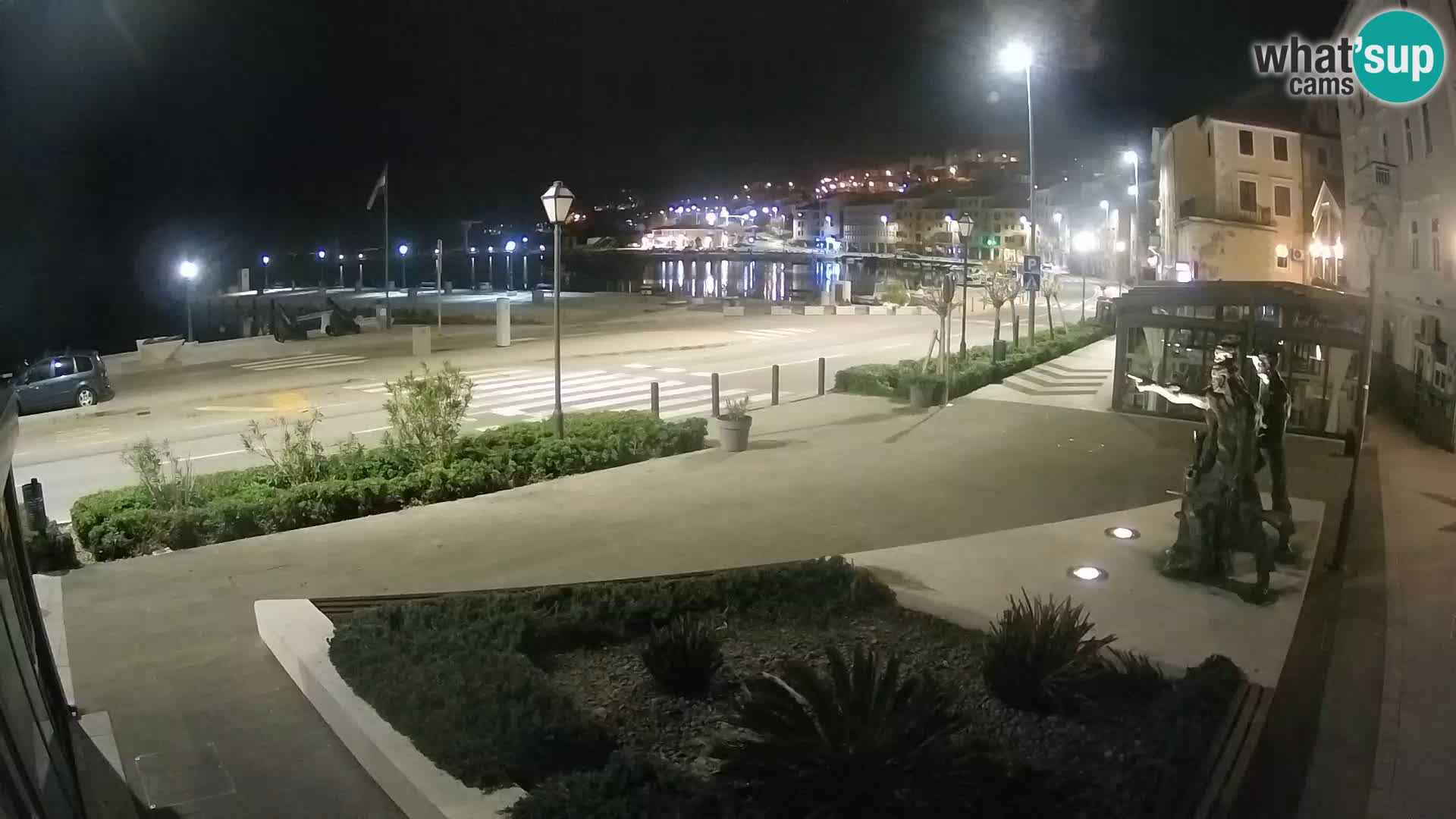 Live webcam Senj riva – fronte mare