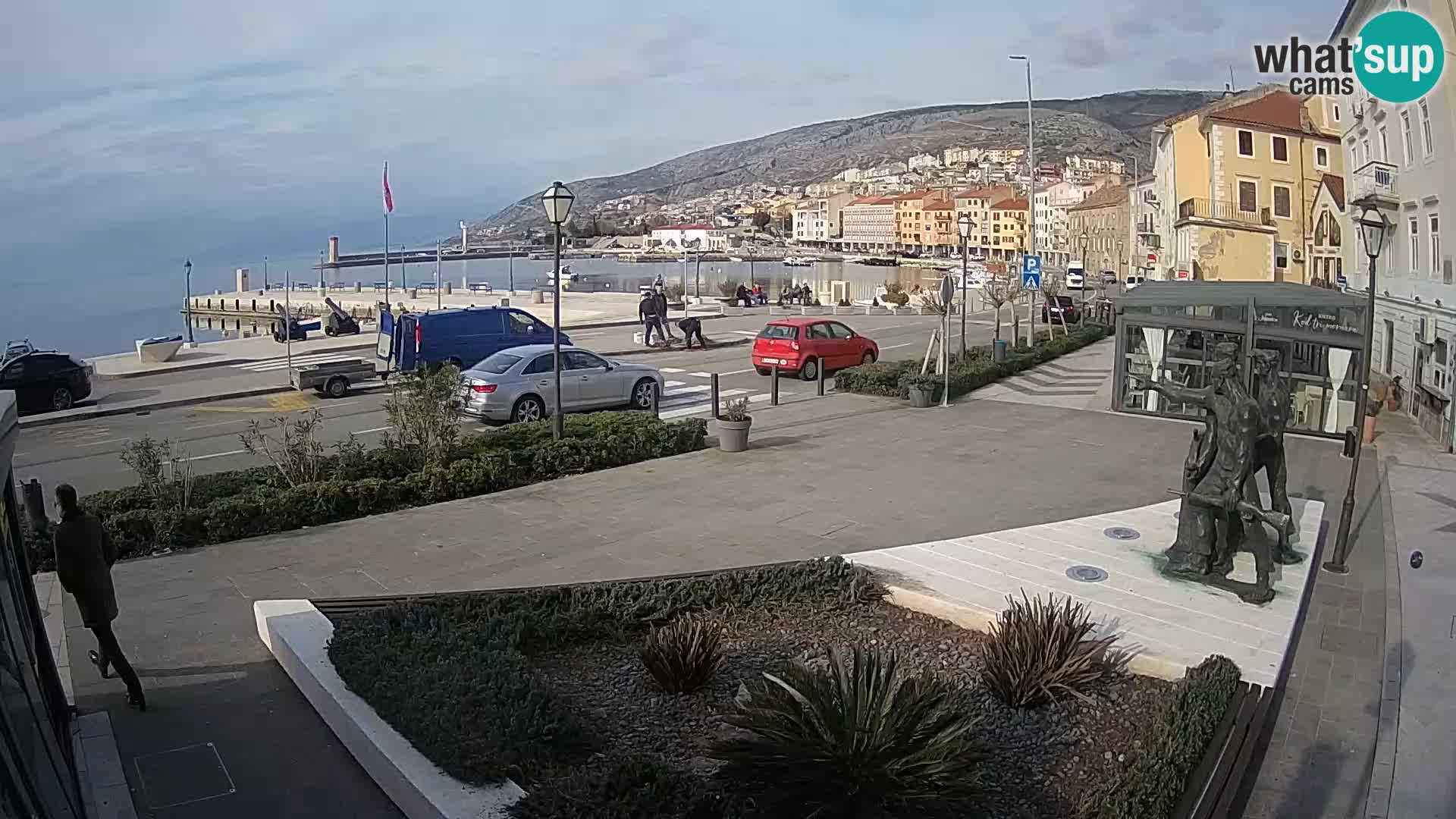 Spletna kamera v živo Senj riva – Hrvaška