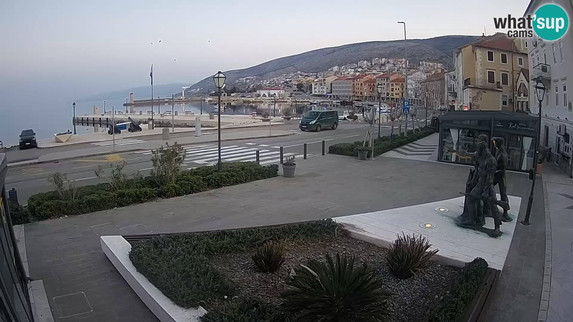 Live webcam Senj riva – seafront – Croatia