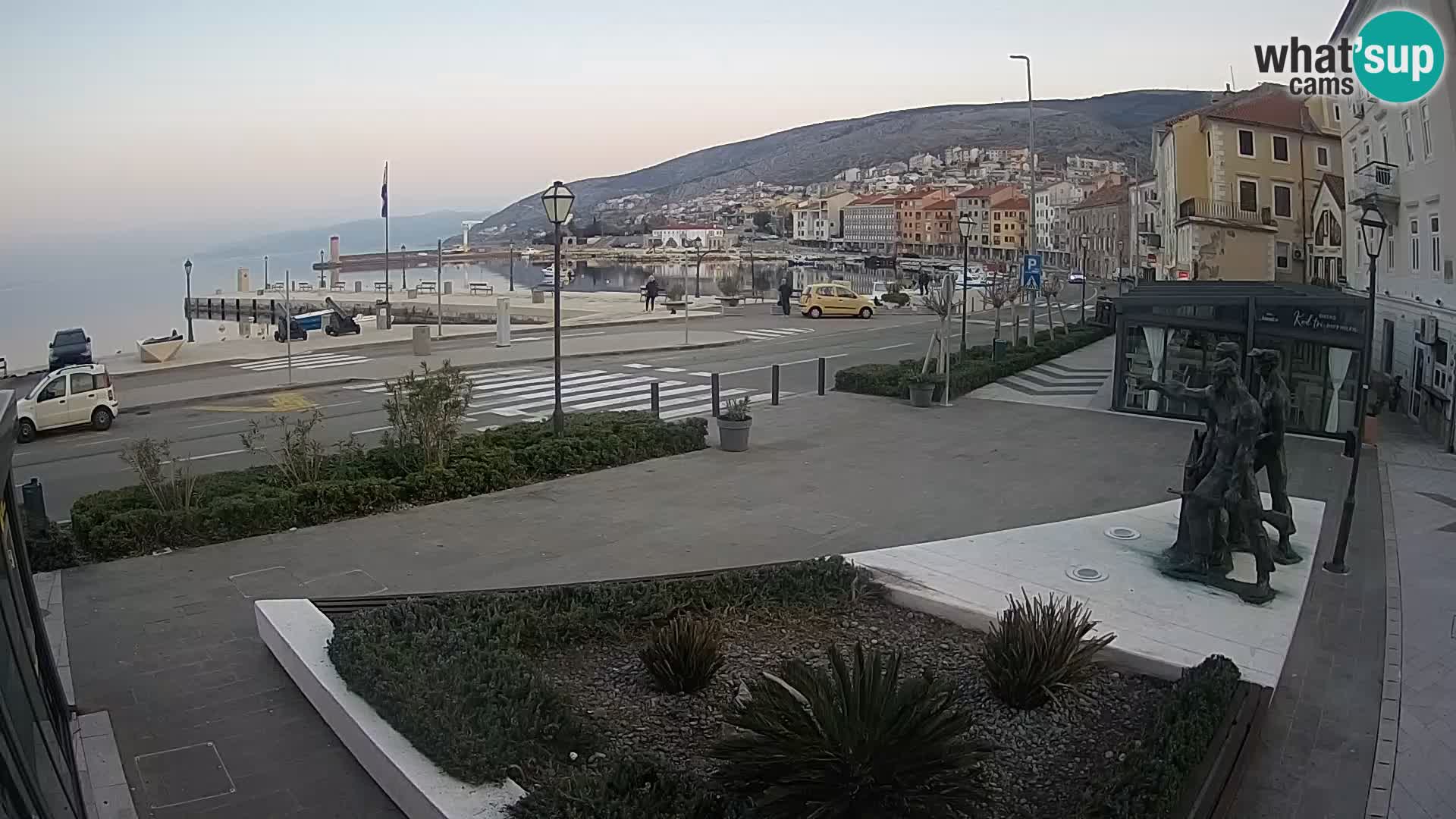Live-Webcam Senj Riva – direkt am Meer – Kroatien