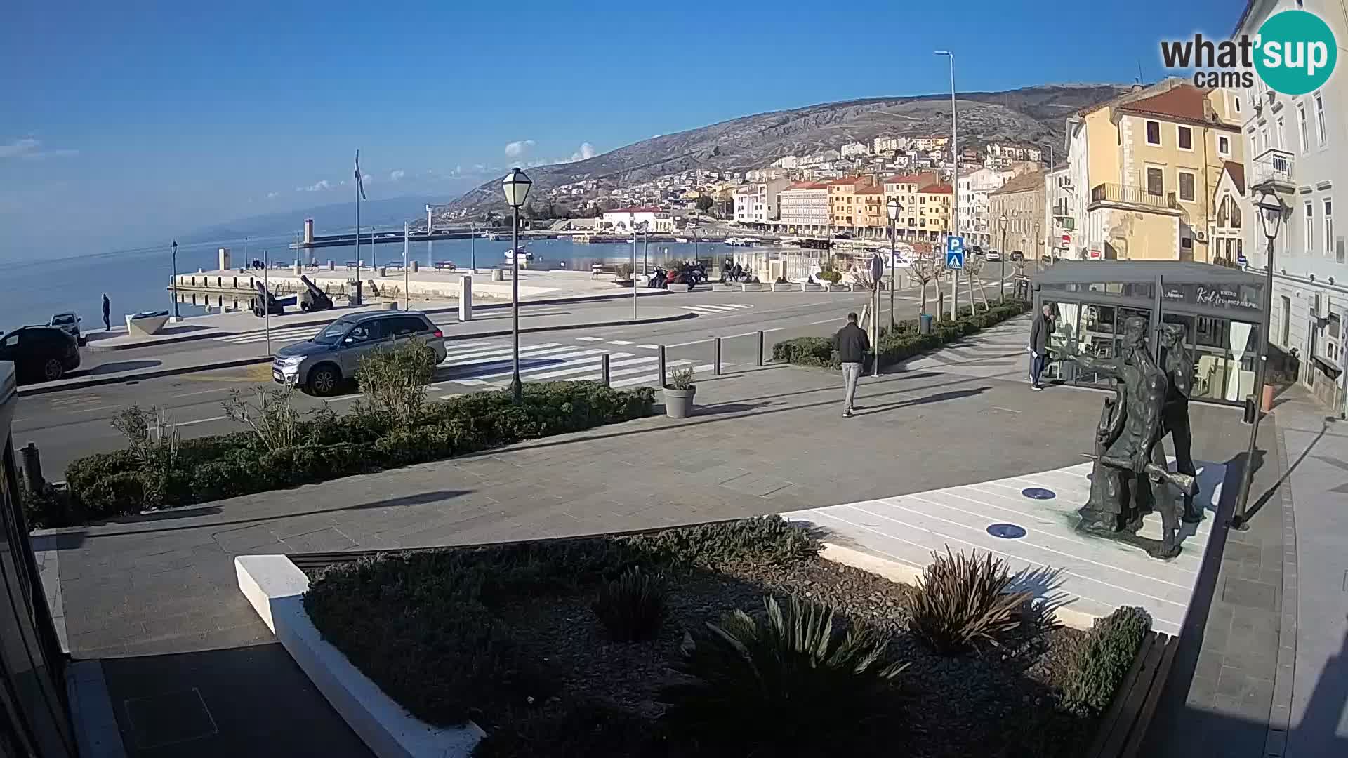 Live-Webcam Senj Riva – direkt am Meer – Kroatien