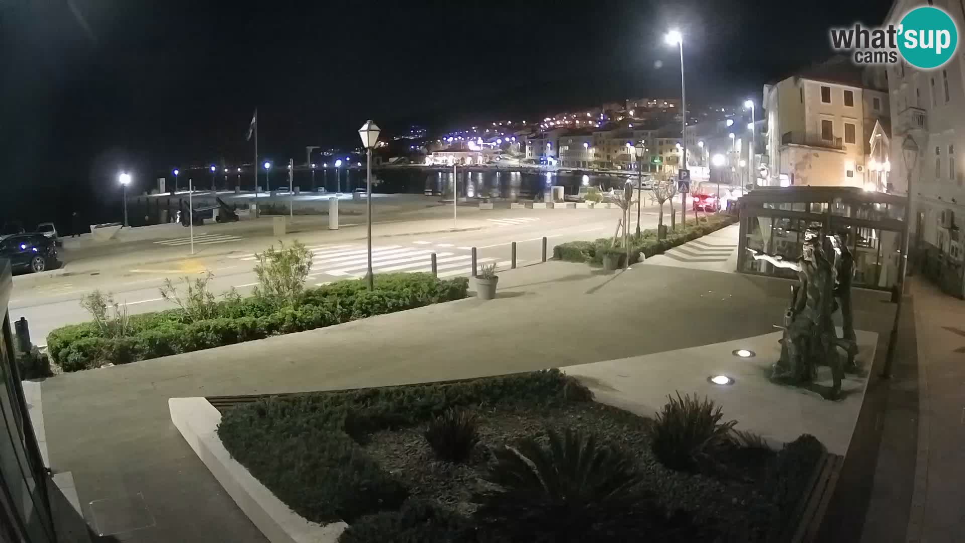 Live-Webcam Senj Riva – direkt am Meer – Kroatien