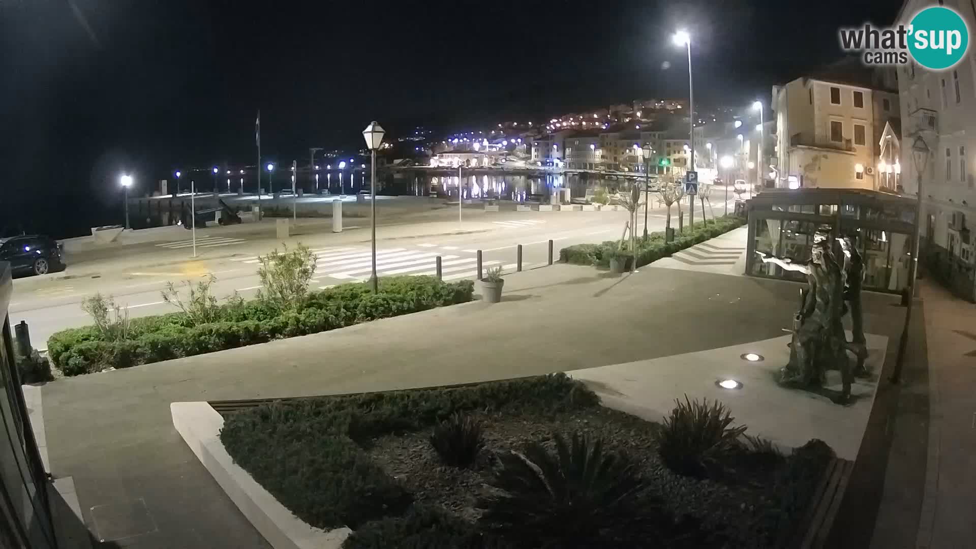 Live-Webcam Senj Riva – direkt am Meer – Kroatien