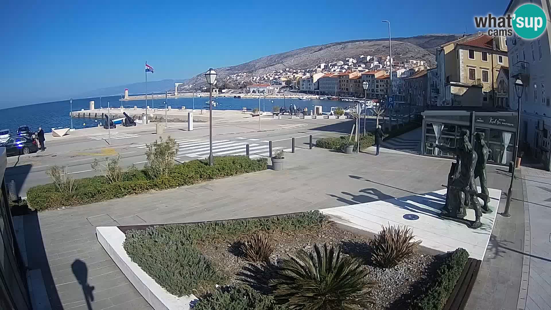 Live webcam Senj riva – seafront – Croatia