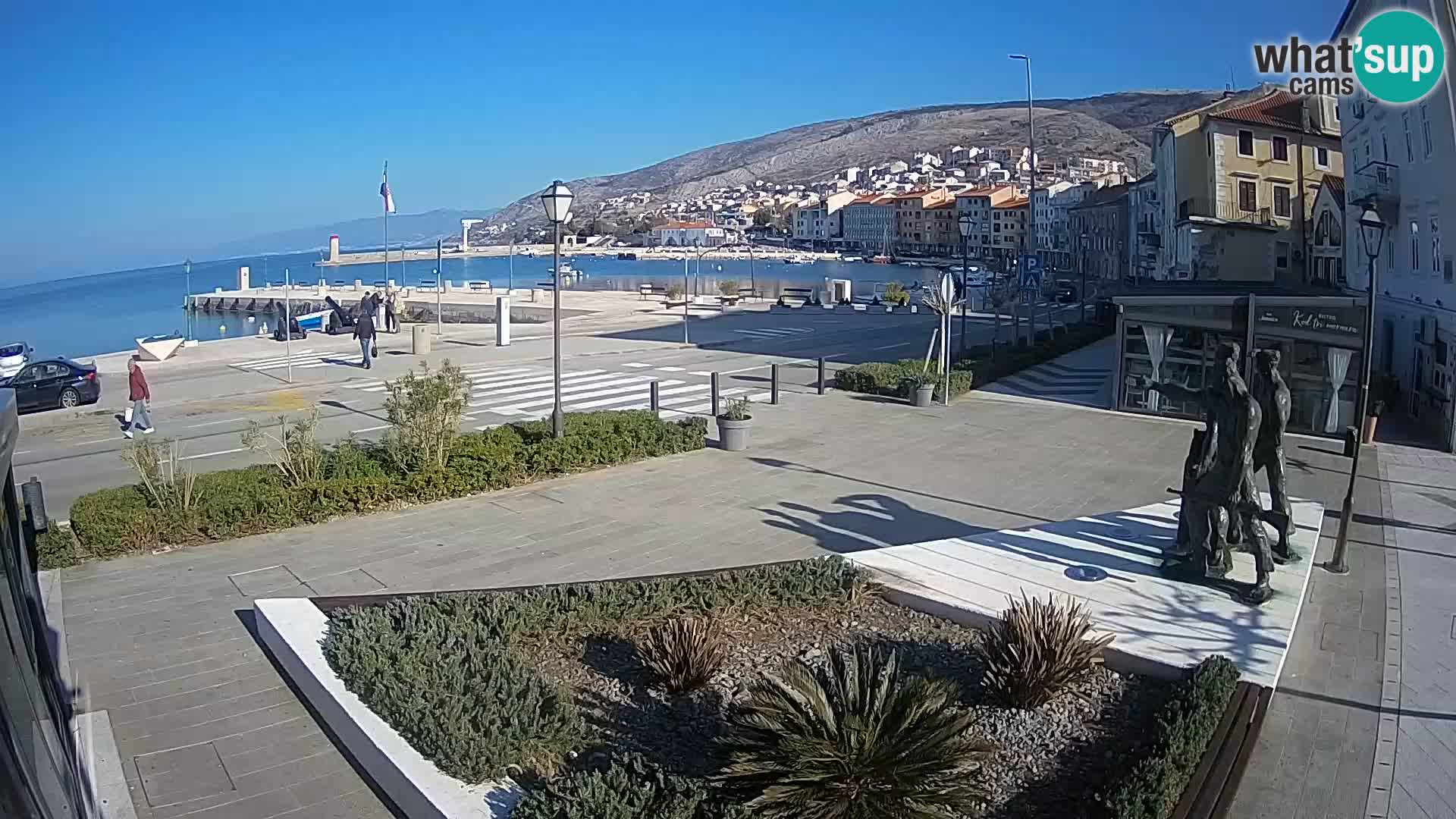 Live webcam Senj riva – seafront – Croatia