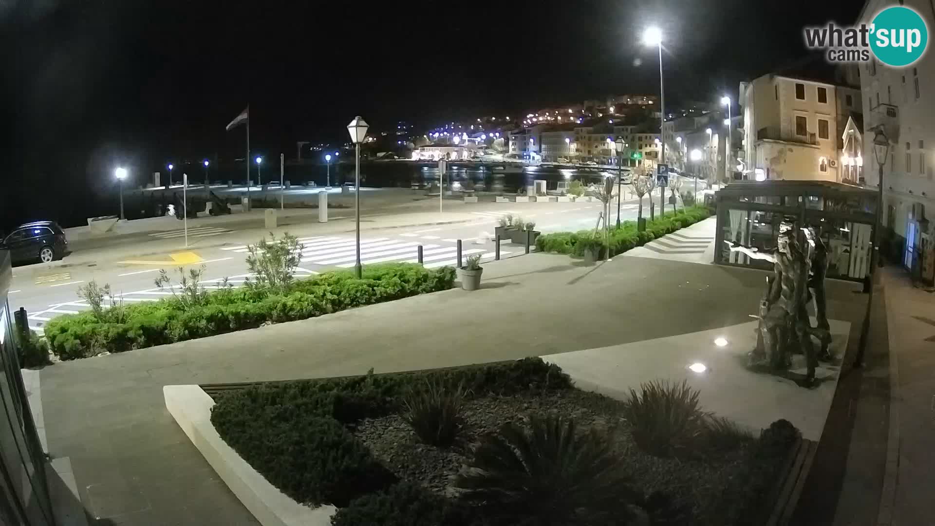 Live webcam Senj riva – fronte mare