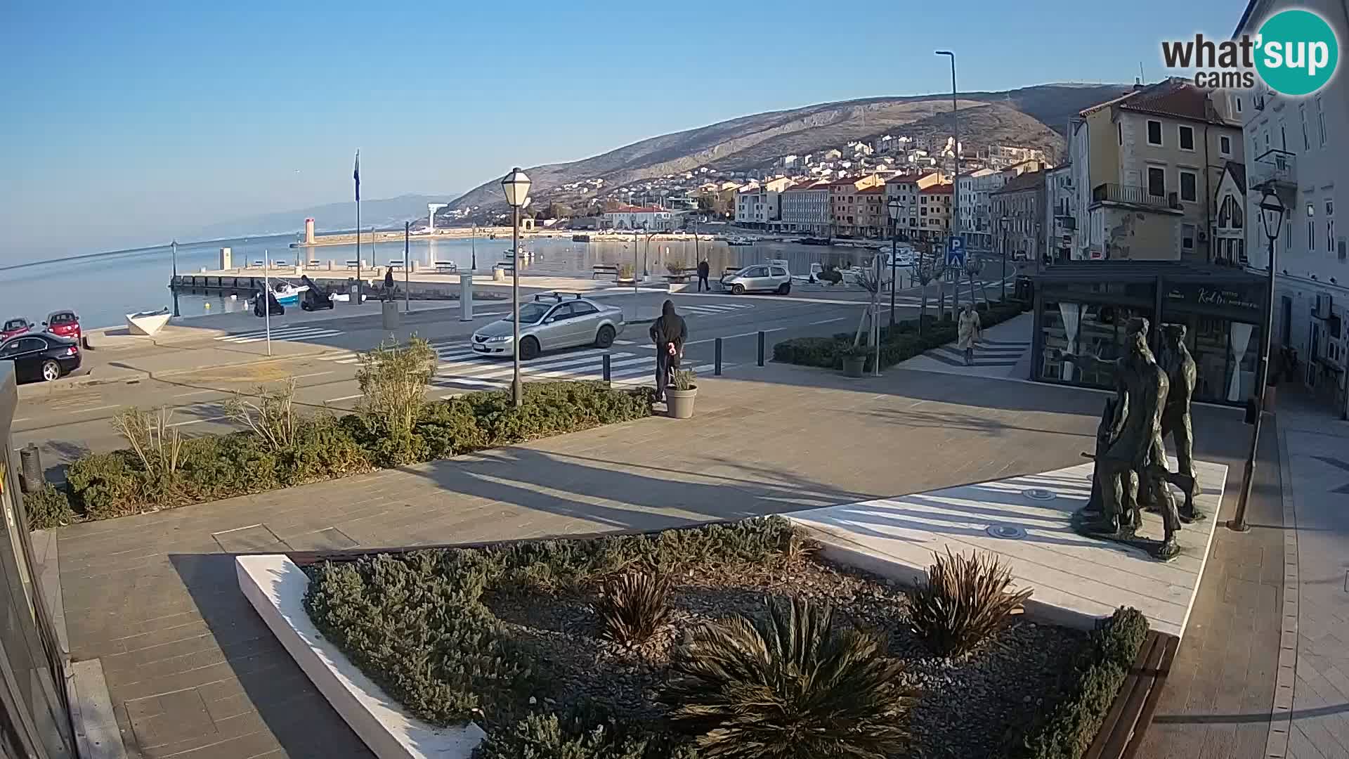 Live webcam Senj riva – seafront – Croatia