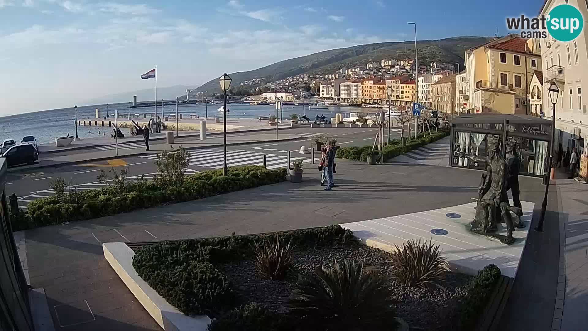 Webcam en vivo Senj riva – paseo marítimo