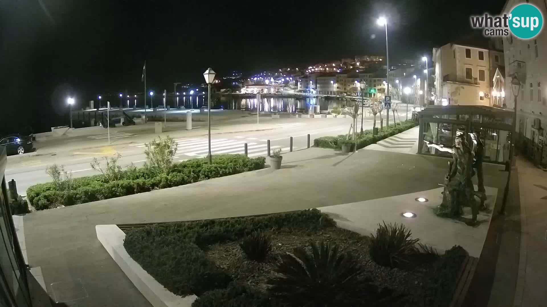 Live webcam Senj riva – seafront – Croatia