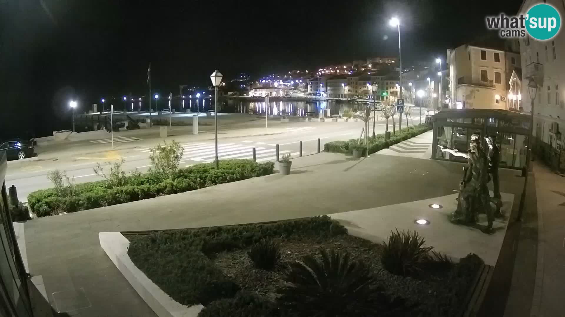 Live webcam Senj riva – seafront – Croatia