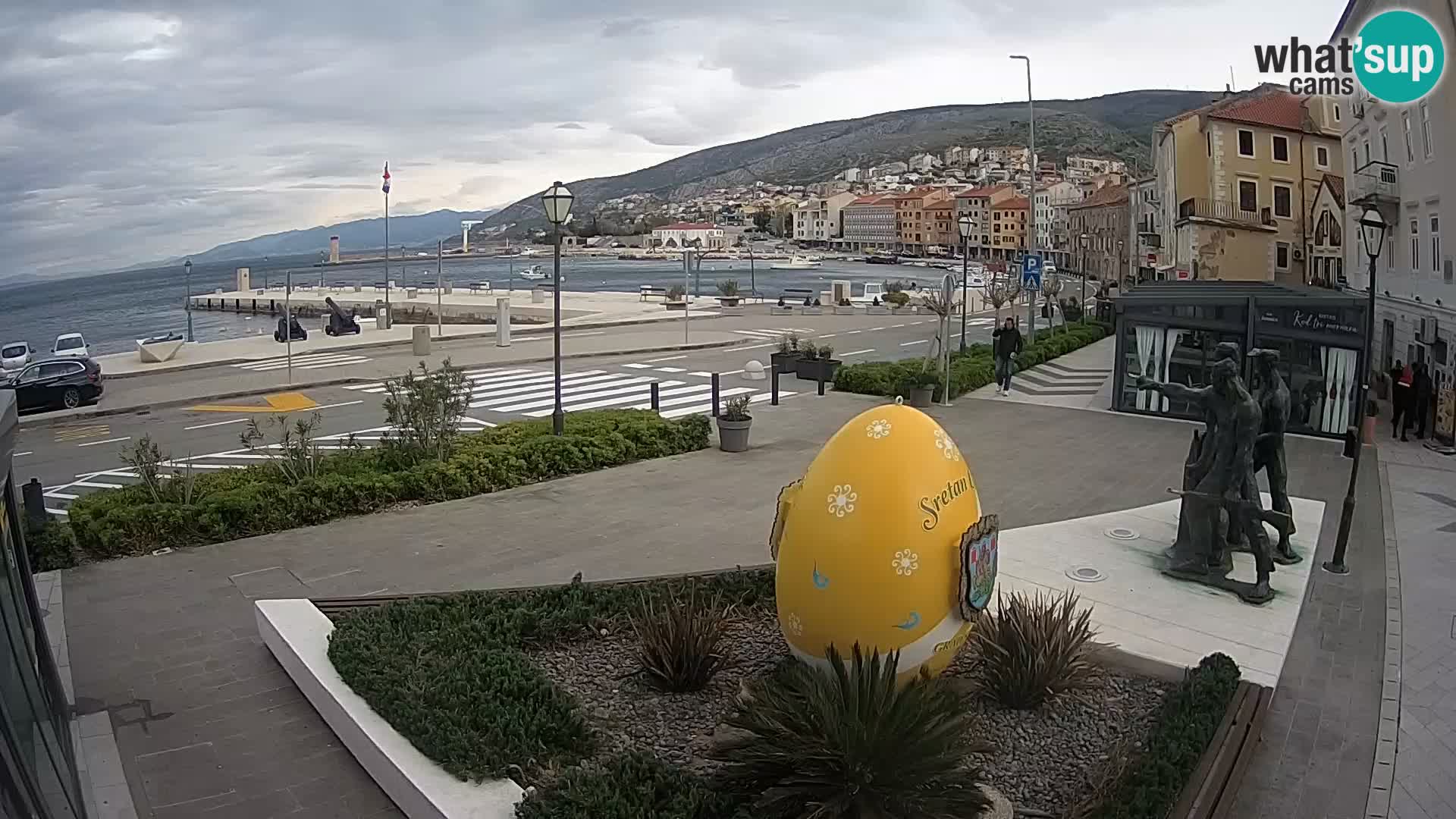 Live webcam Senj riva – seafront – Croatia