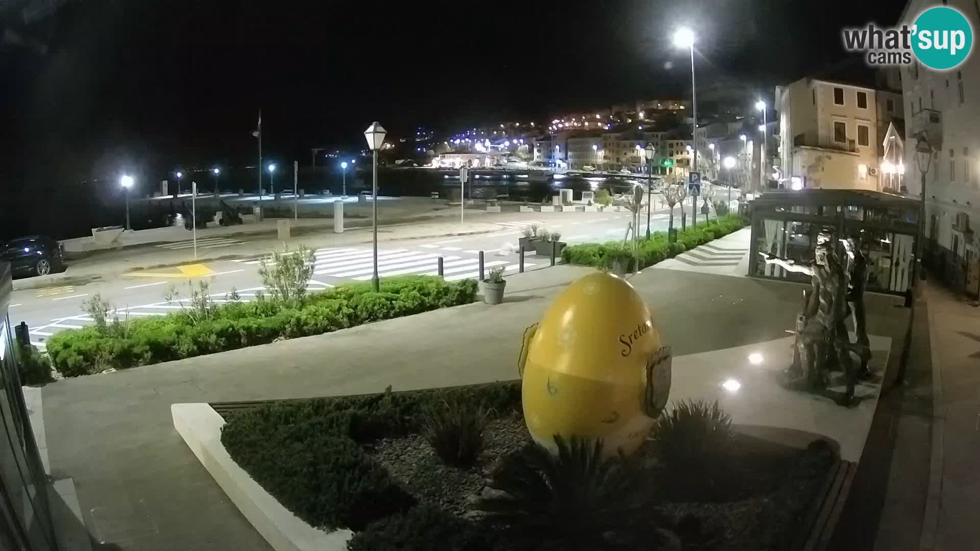 Live webcam Senj riva – seafront – Croatia