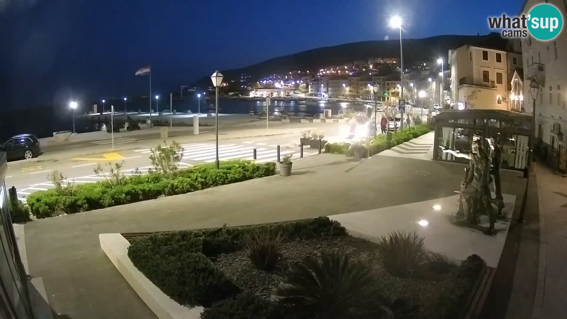 Live webcam Senj riva – seafront – Croatia