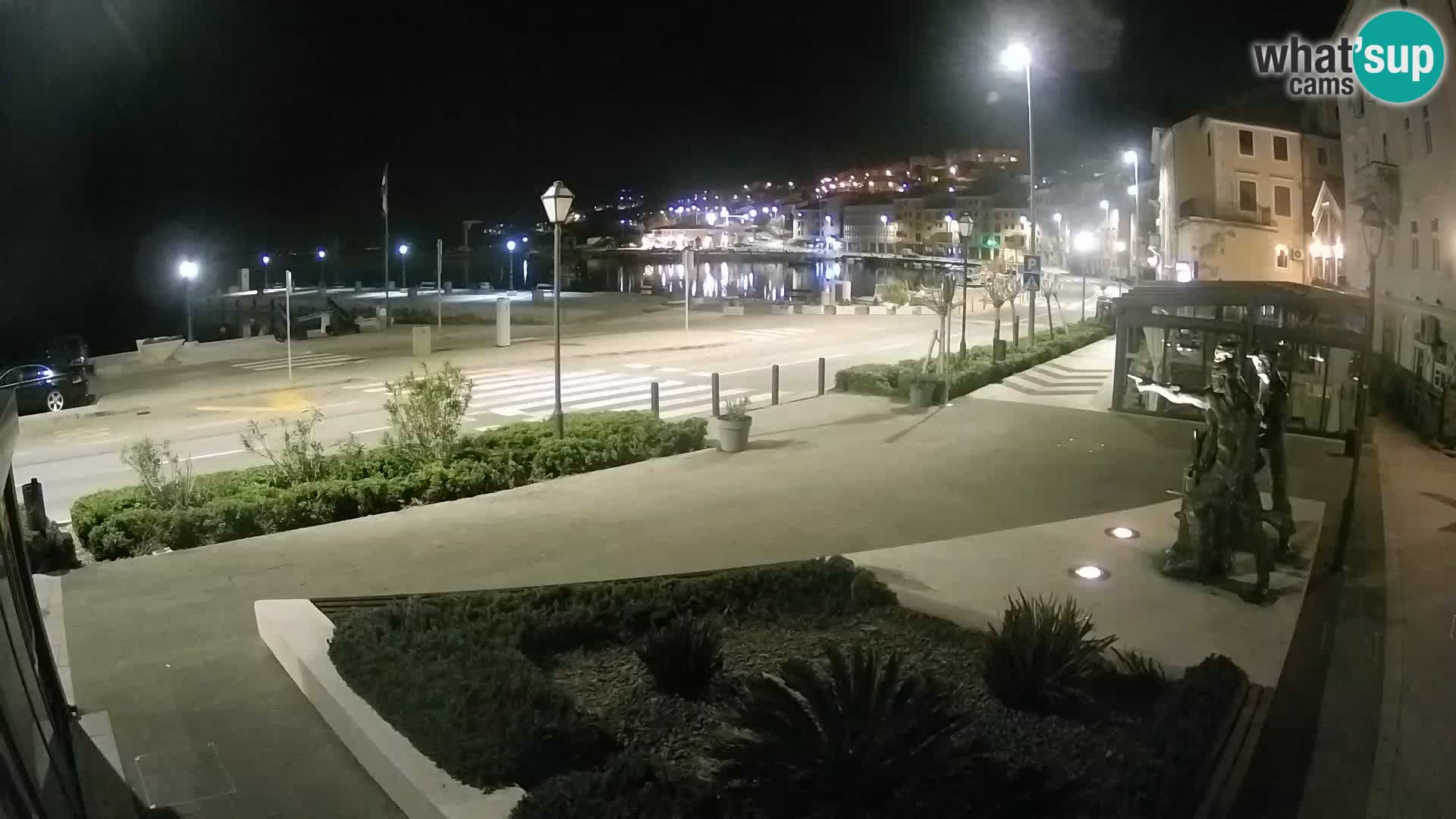 Live webcam Senj riva – seafront – Croatia