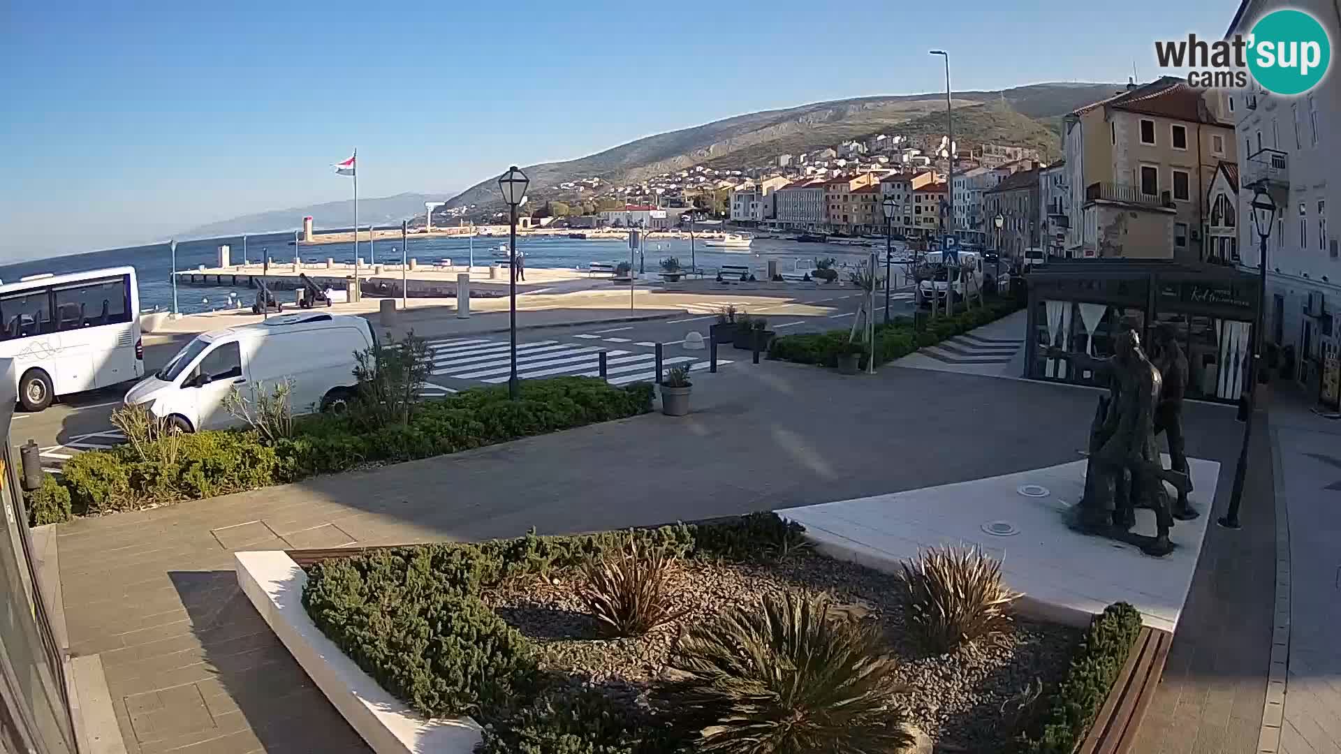 Live-Webcam Senj Riva – direkt am Meer – Kroatien