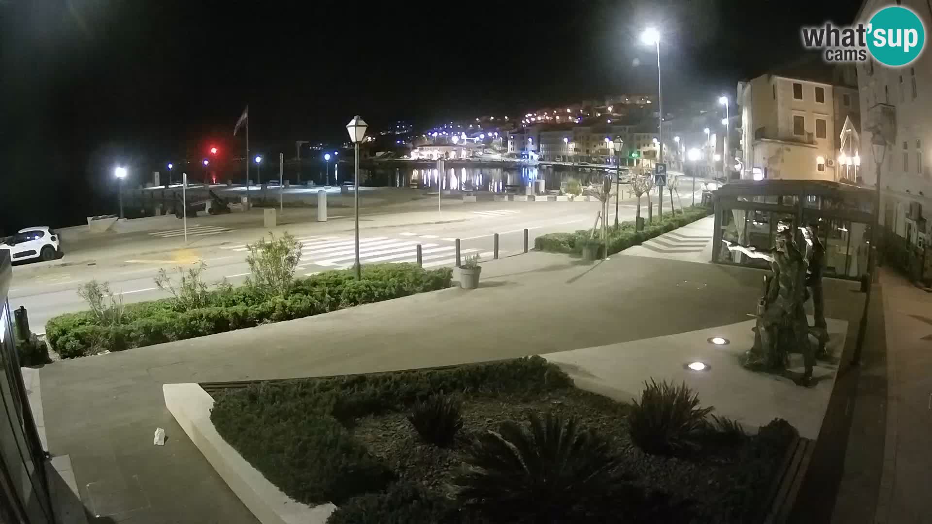 Live webcam Senj riva – fronte mare