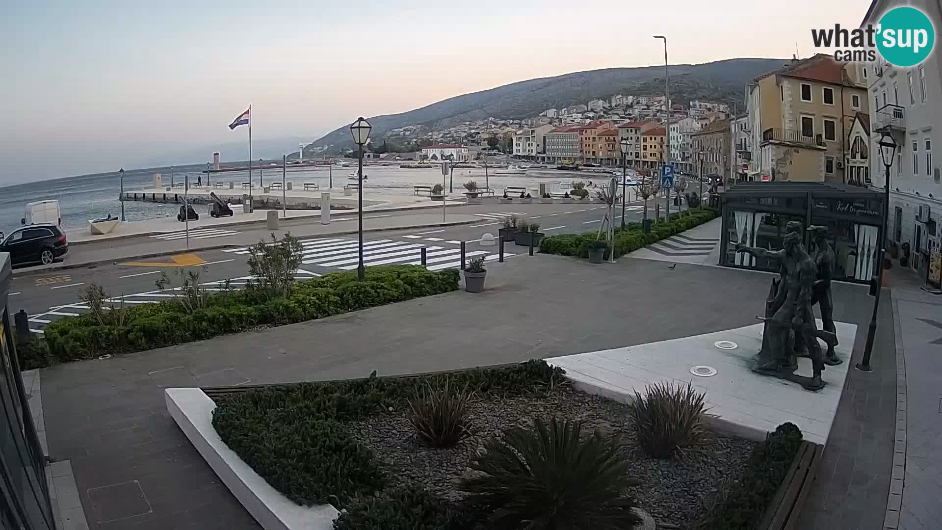 Live webcam Senj riva – seafront – Croatia