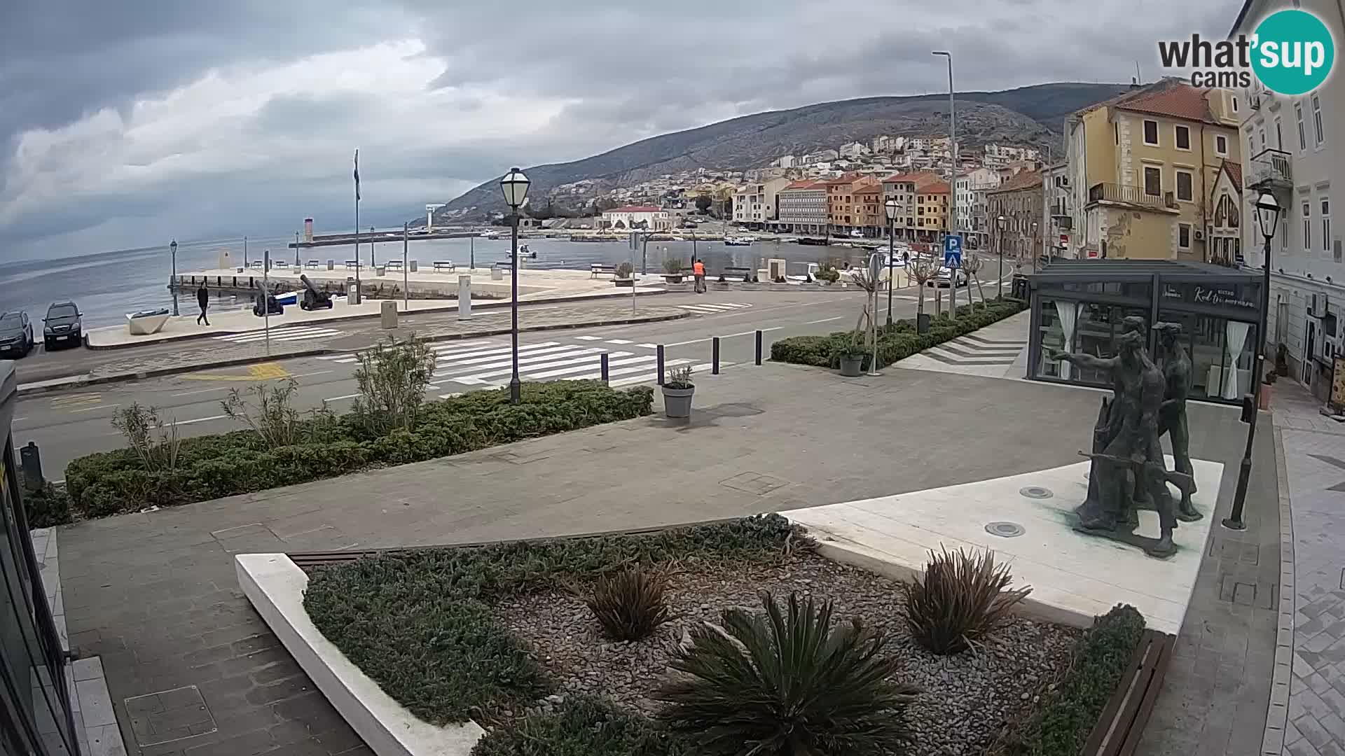 Live webcam Senj riva – seafront – Croatia