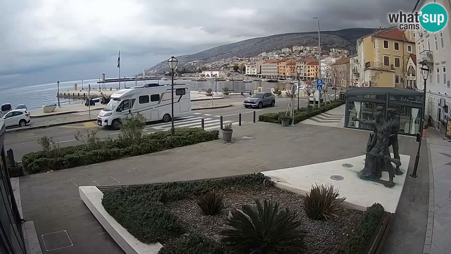 Live webcam Senj riva – seafront – Croatia