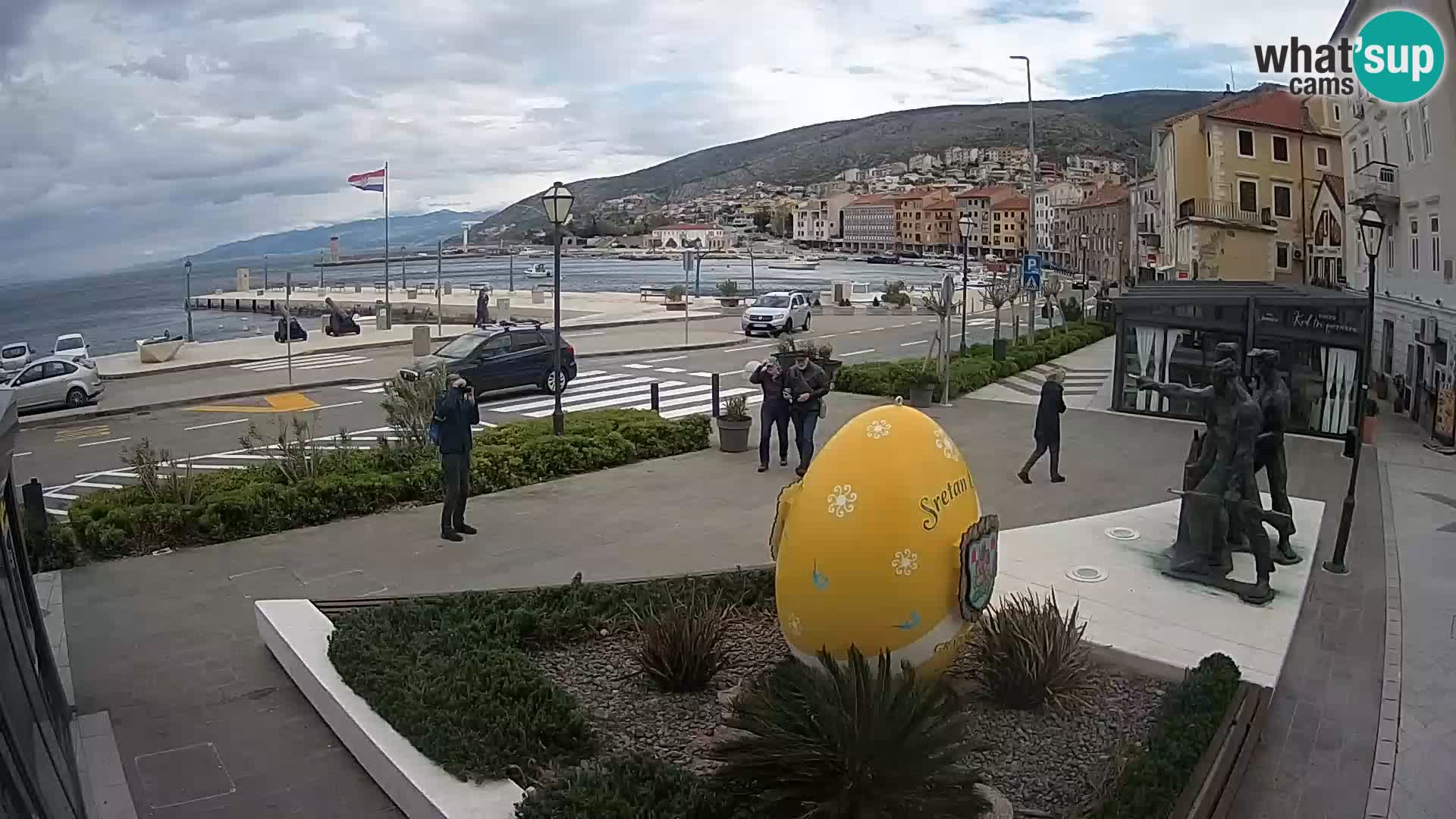 Spletna kamera v živo Senj riva – Hrvaška