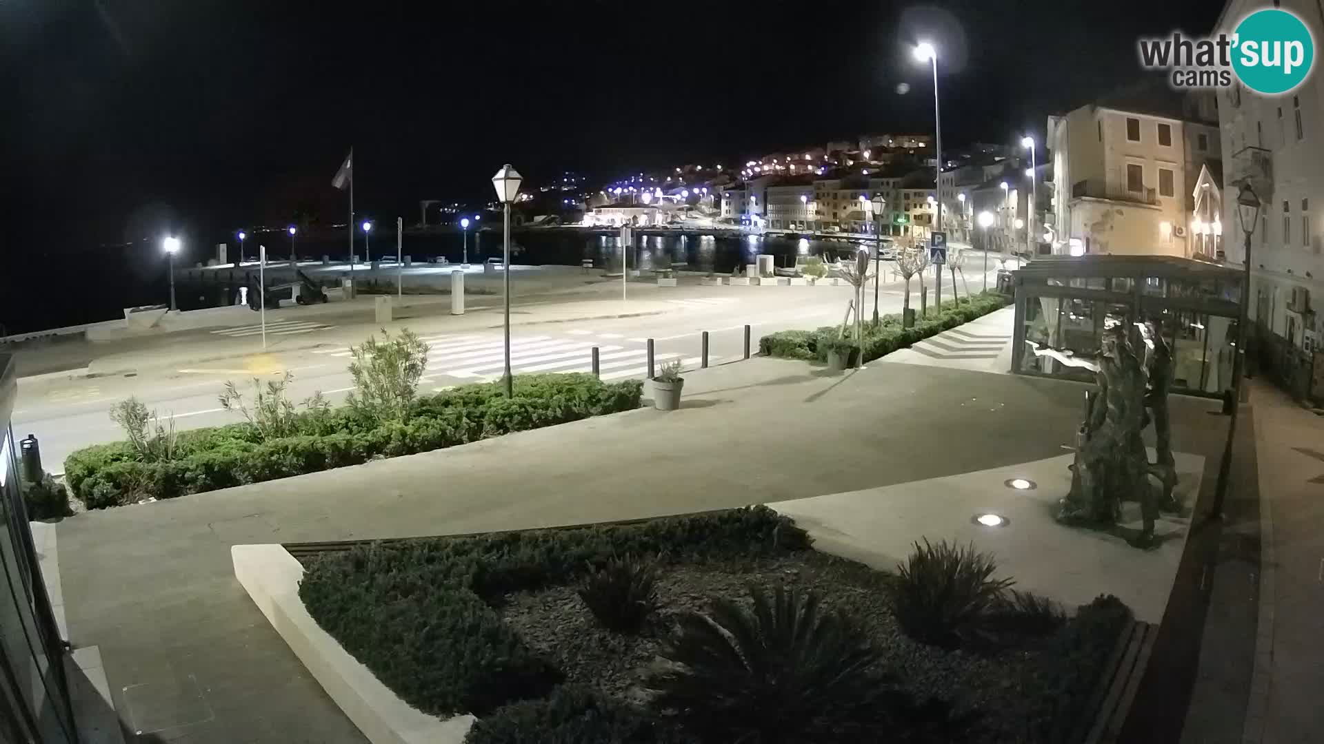 Spletna kamera v živo Senj riva – Hrvaška