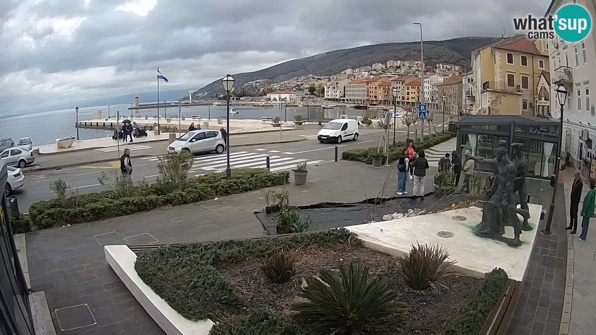Live webcam Senj riva – fronte mare