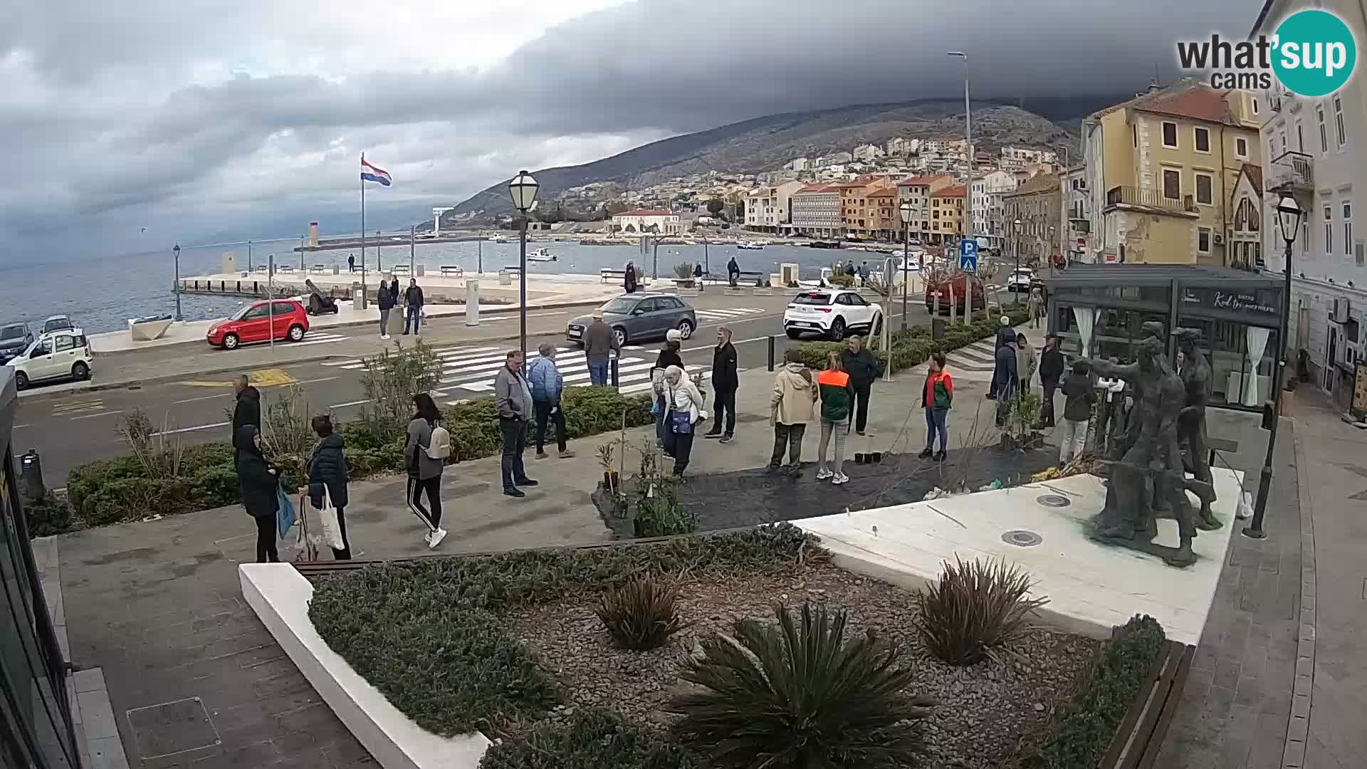 Live webcam Senj riva – seafront – Croatia