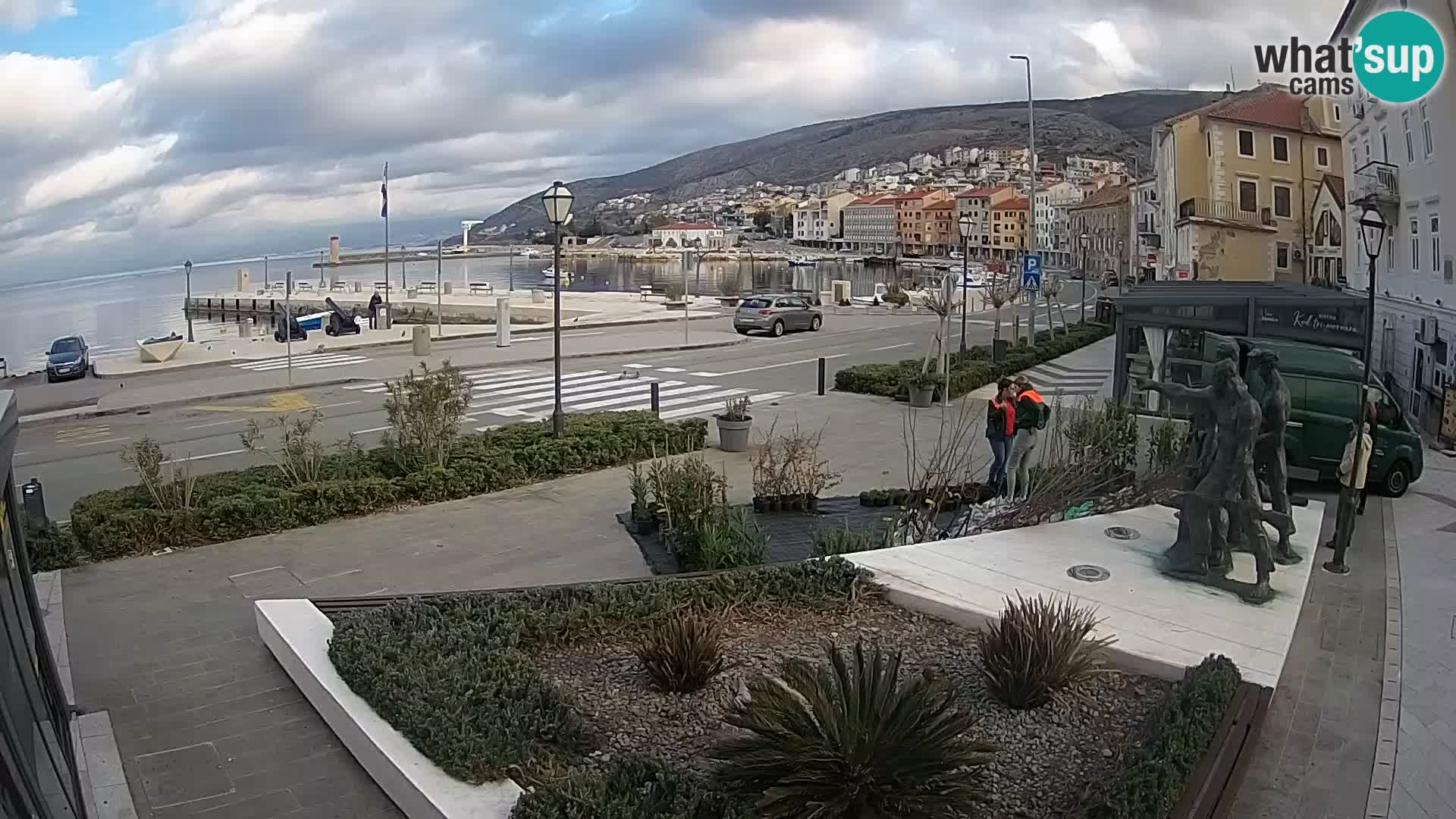 Live webcam Senj riva – seafront – Croatia