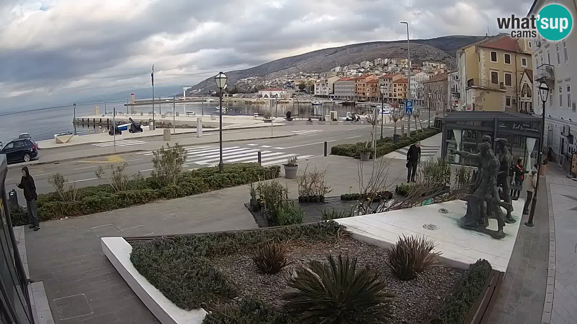 Live webcam Senj riva – seafront – Croatia