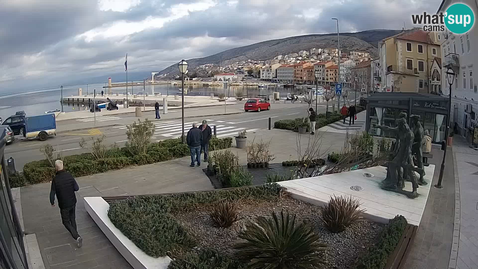 Live-Webcam Senj Riva – direkt am Meer – Kroatien