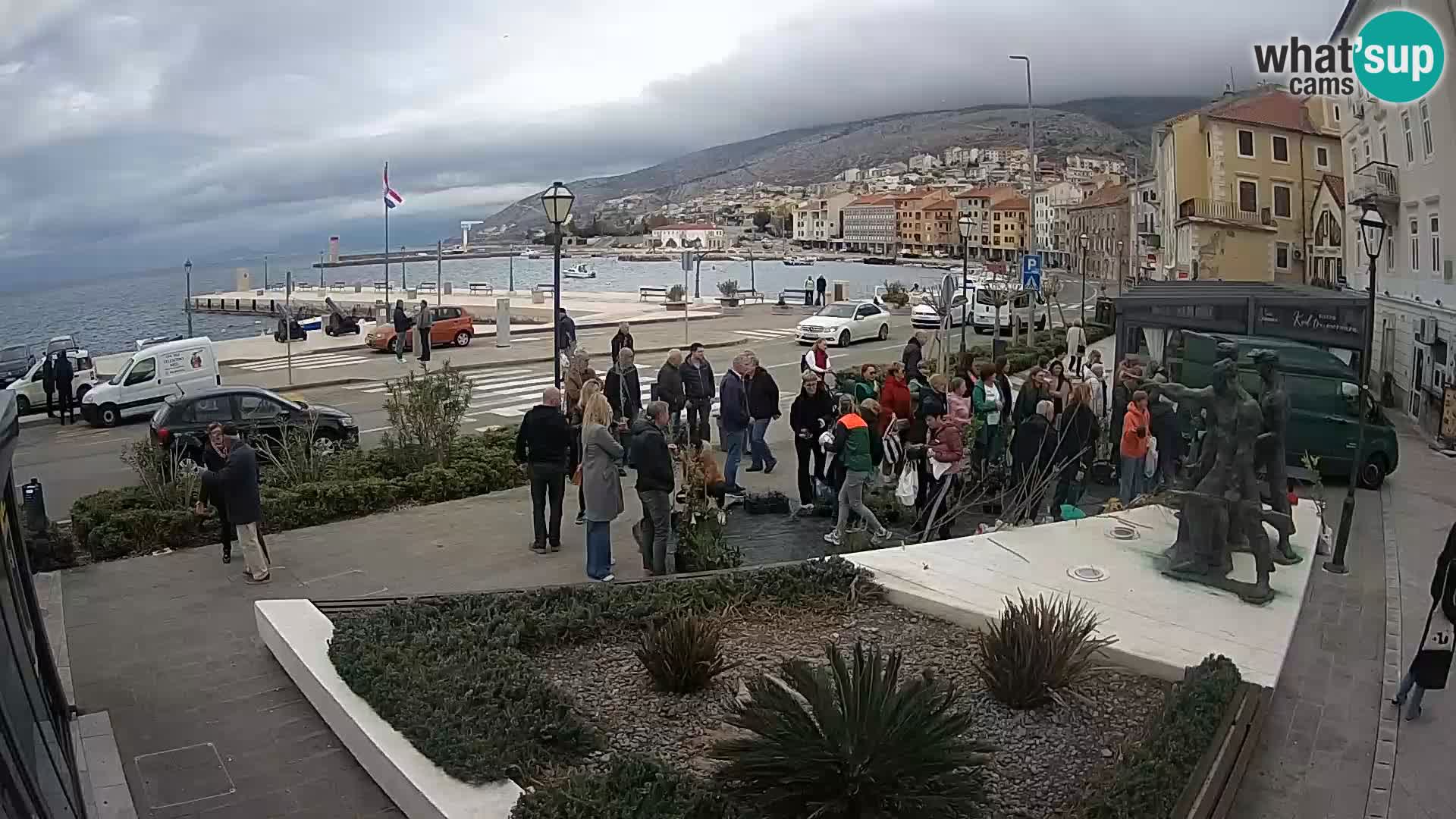Live-Webcam Senj Riva – direkt am Meer – Kroatien