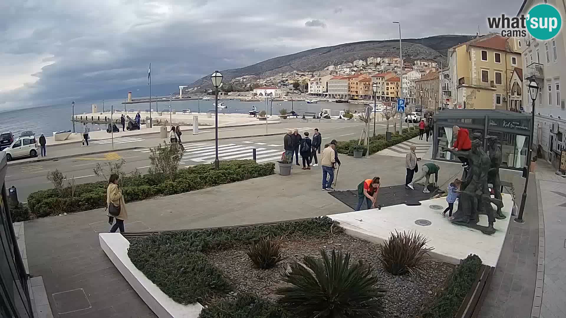 Live webcam Senj riva – seafront – Croatia