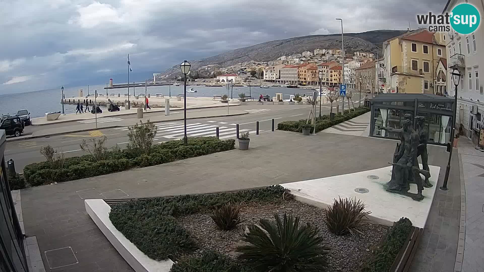 Live-Webcam Senj Riva – direkt am Meer – Kroatien