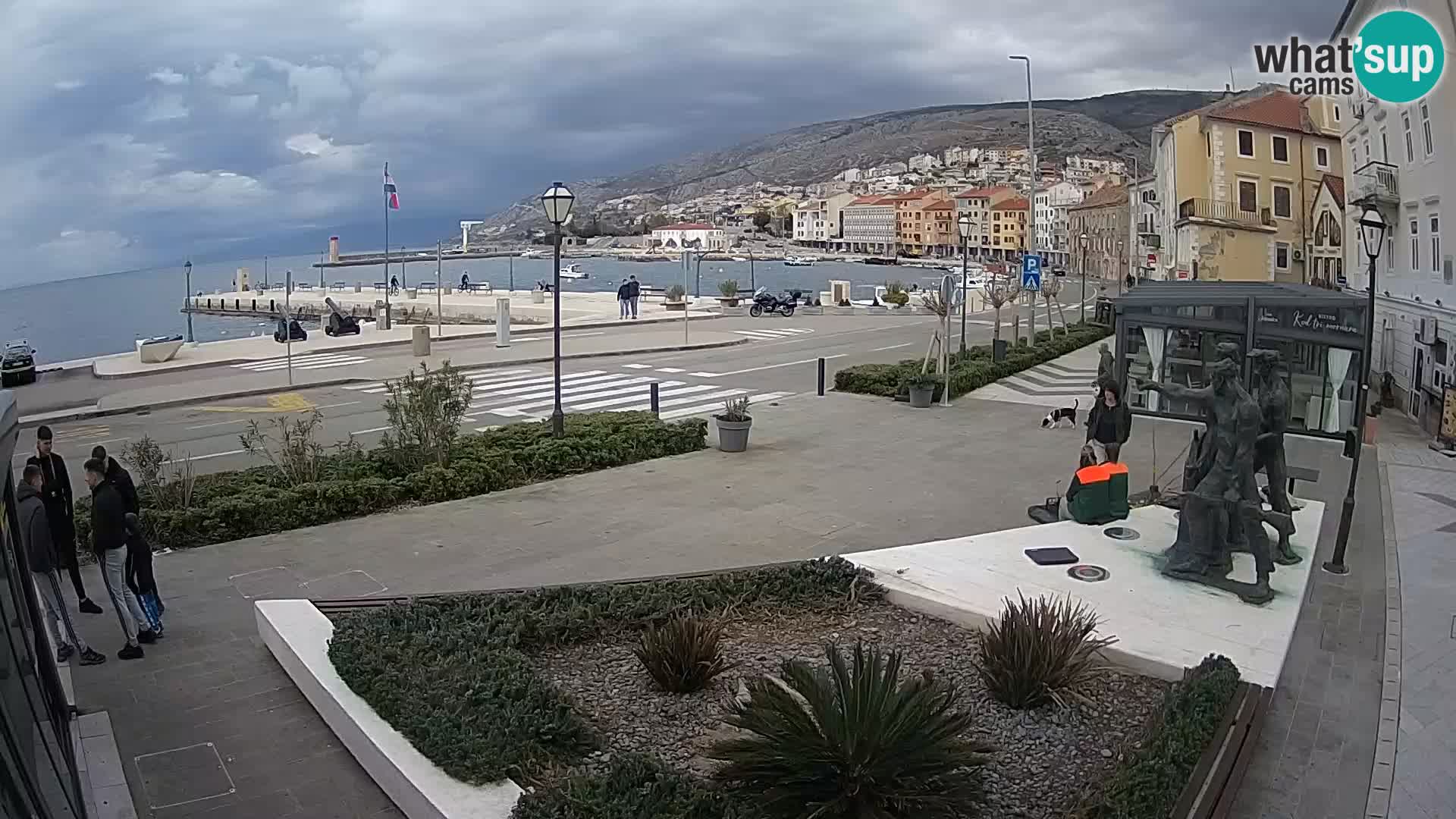 Live-Webcam Senj Riva – direkt am Meer – Kroatien