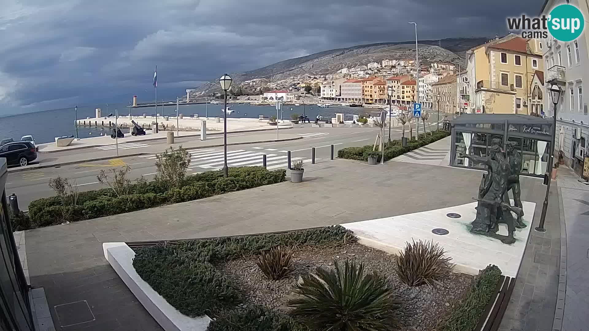 Webcam en vivo Senj riva – paseo marítimo