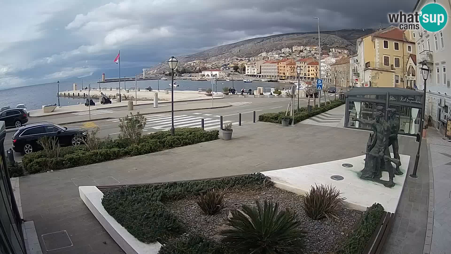 Spletna kamera v živo Senj riva – Hrvaška