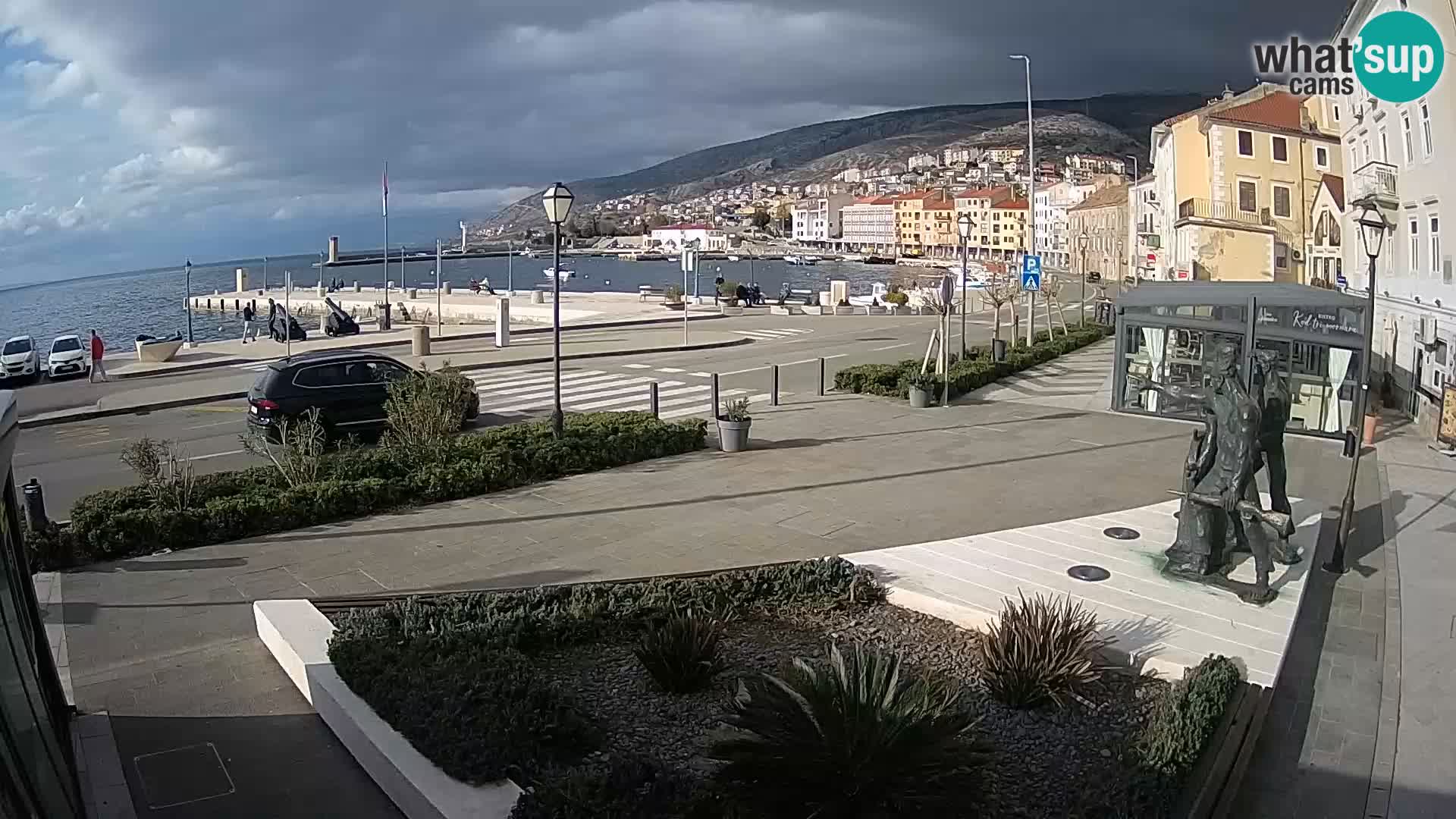 Live webcam Senj riva – seafront – Croatia