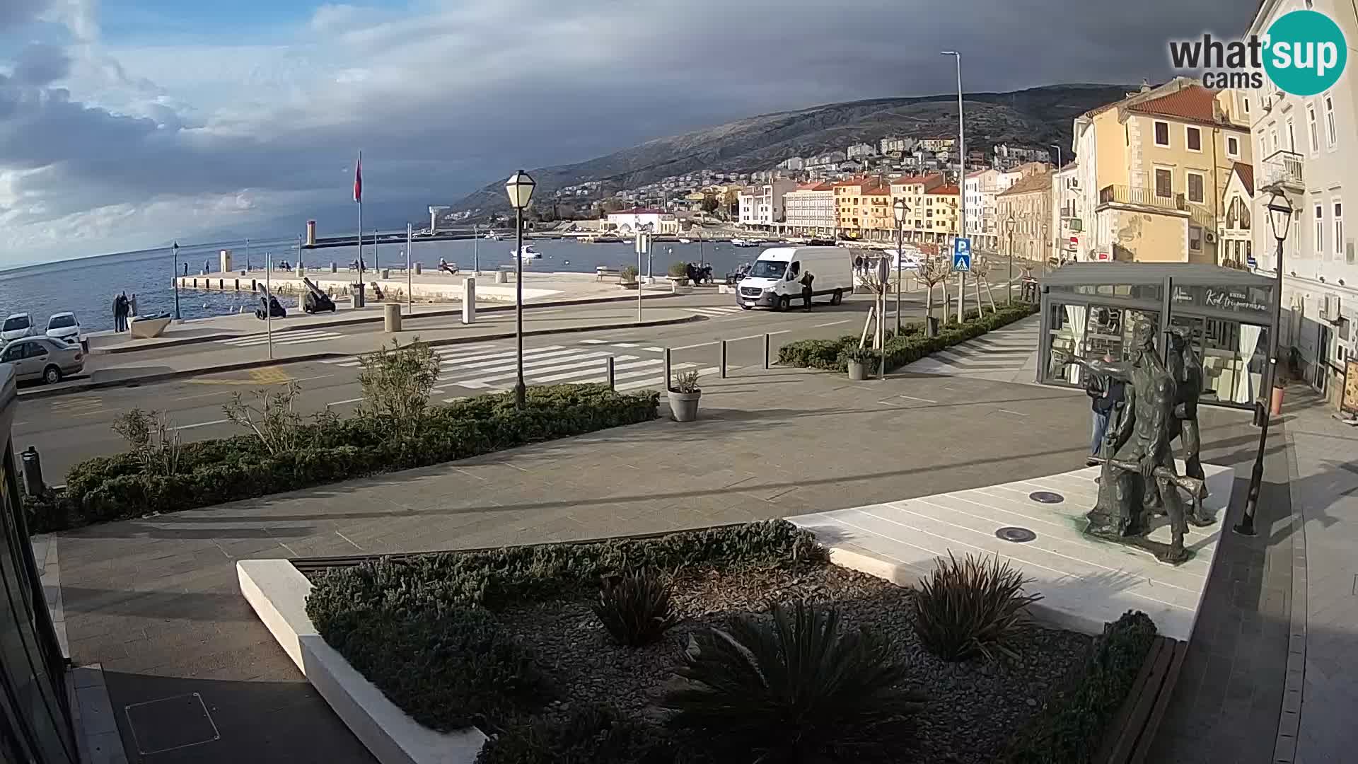 Spletna kamera v živo Senj riva – Hrvaška