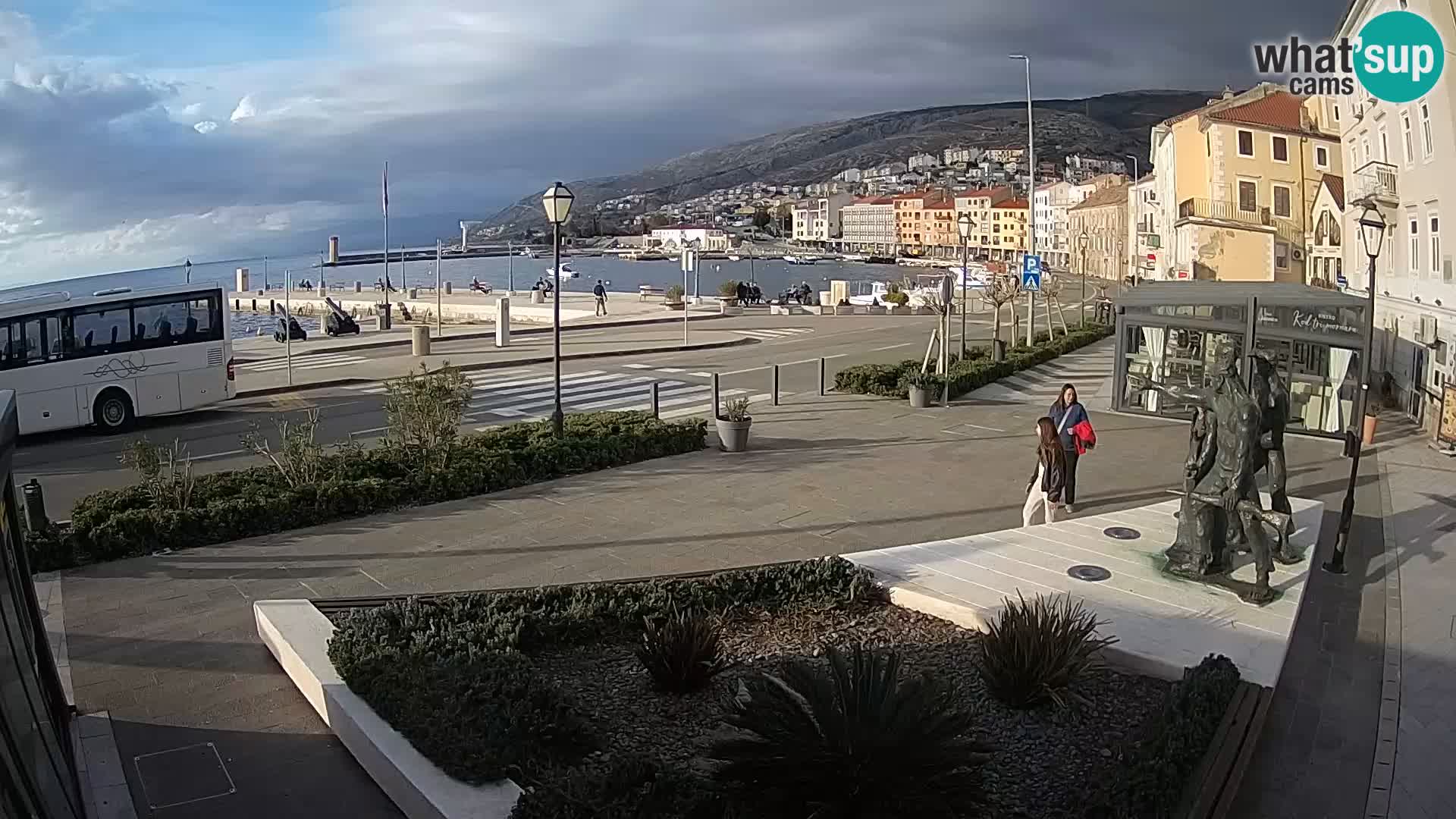 Live-Webcam Senj Riva – direkt am Meer – Kroatien