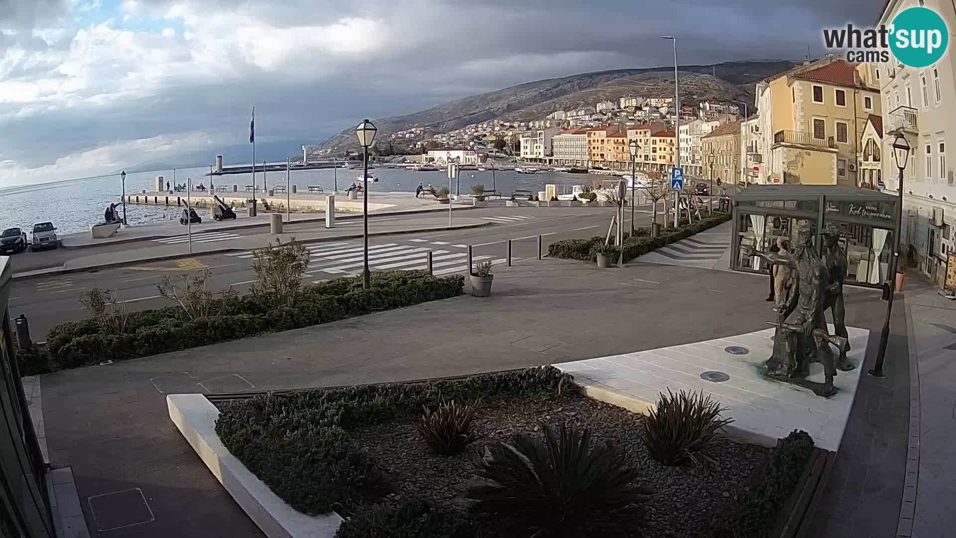 Spletna kamera v živo Senj riva – Hrvaška