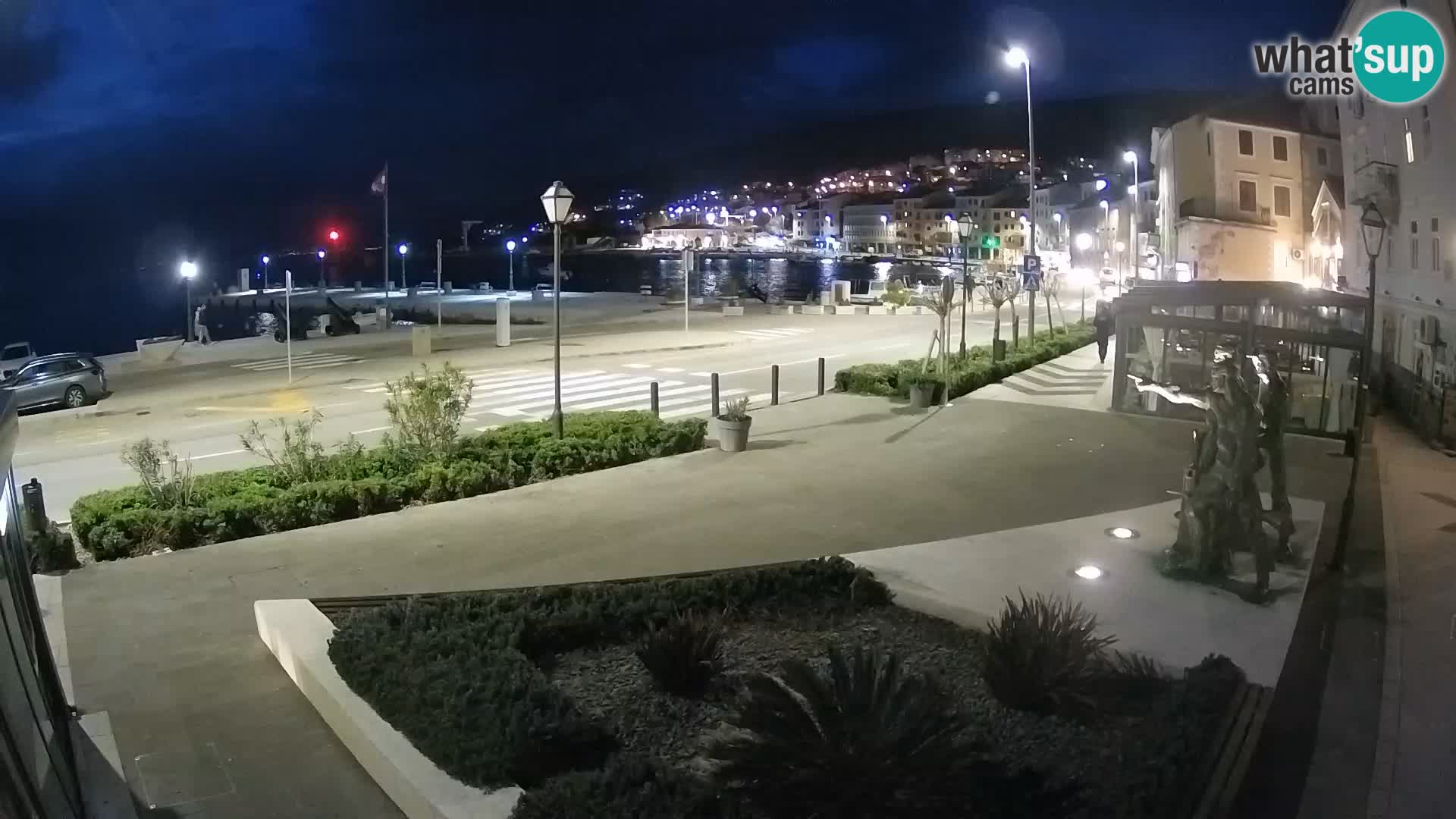 Live-Webcam Senj Riva – direkt am Meer – Kroatien