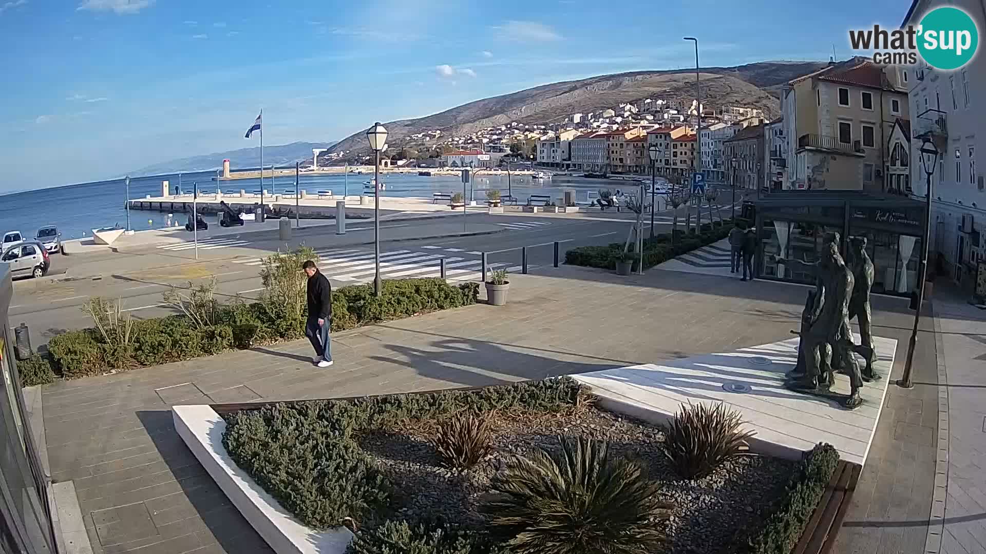 Live webcam Senj riva – seafront – Croatia